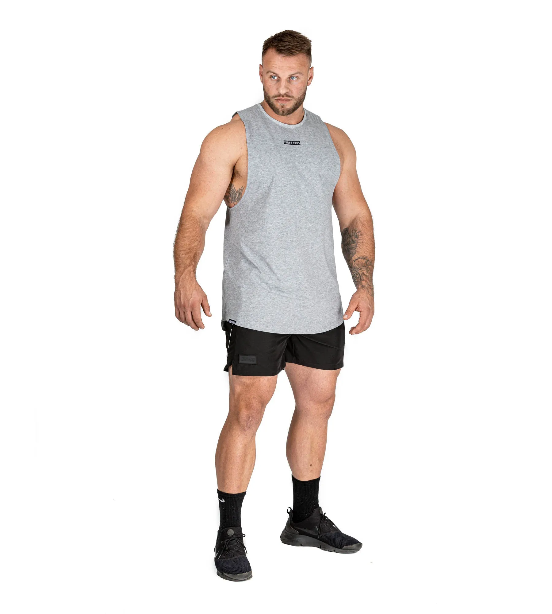 Raider Muscle Tank - Marle Grey