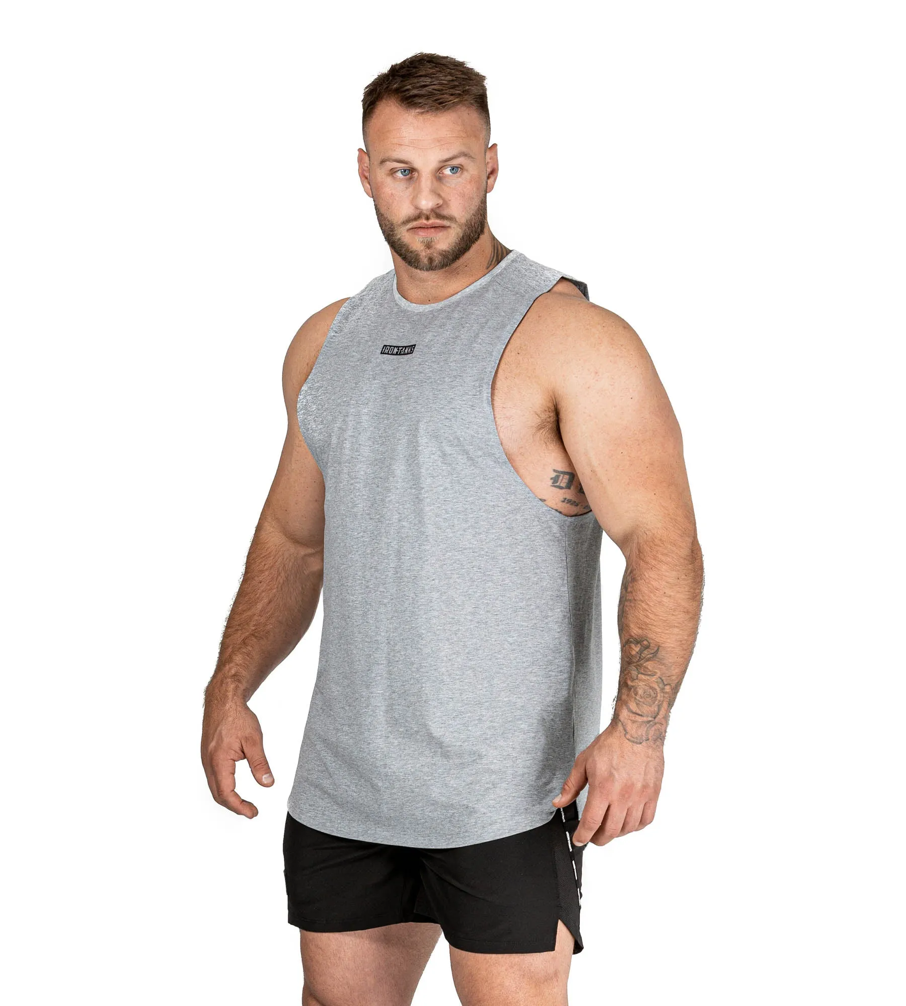 Raider Muscle Tank - Marle Grey