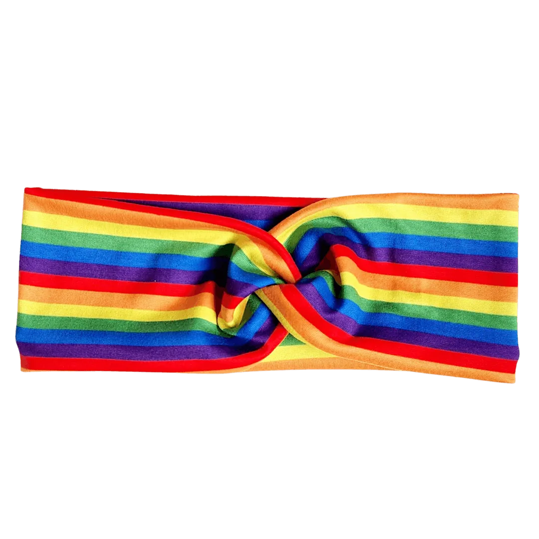 Rainbow Pride Twisted - Workout Headband