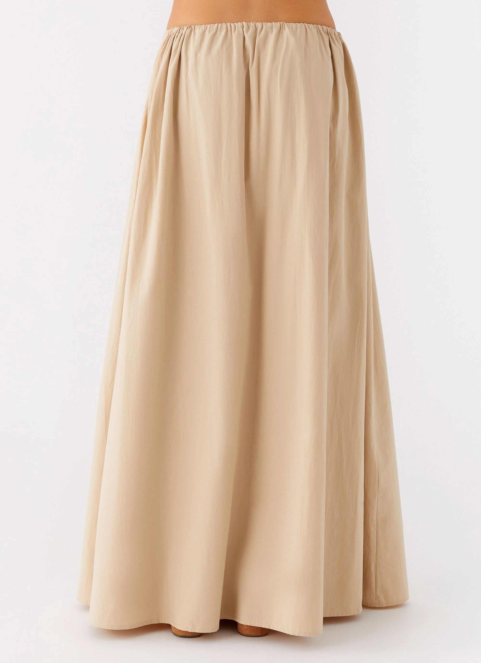Randy Maxi Skirt - Tan Low Bulk Design