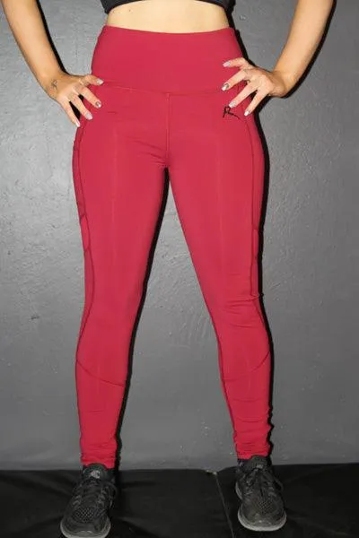 RARR Designs Studio Mesh Leggings - Berry