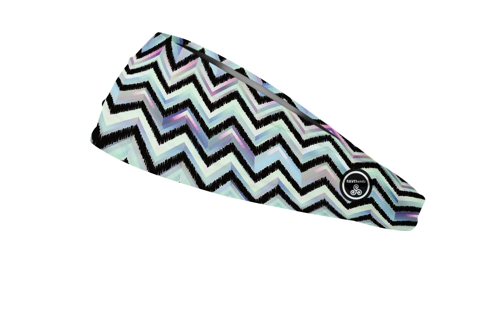 RAVEbandz The Pro - Wide Stretch Headband (Aura)