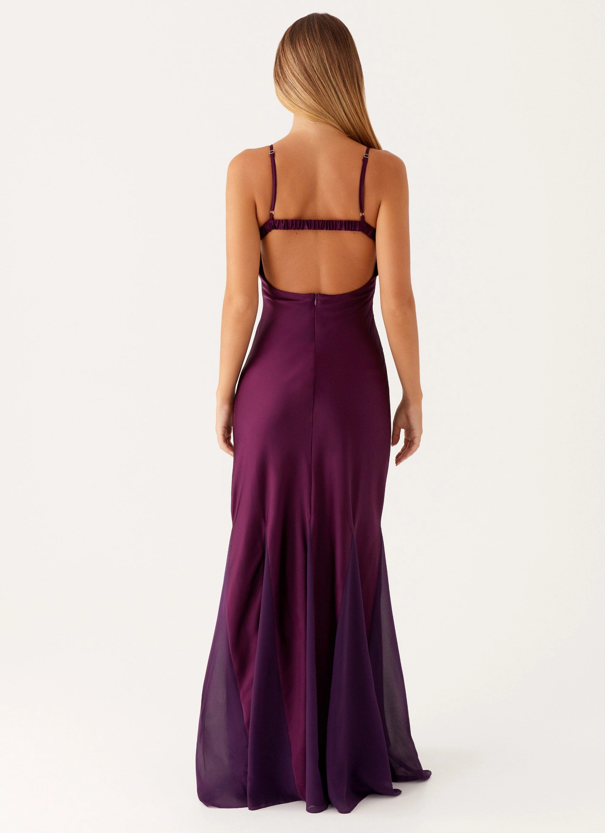 Cozy Style Clean Tone Ravello Maxi Dress - Mulberry