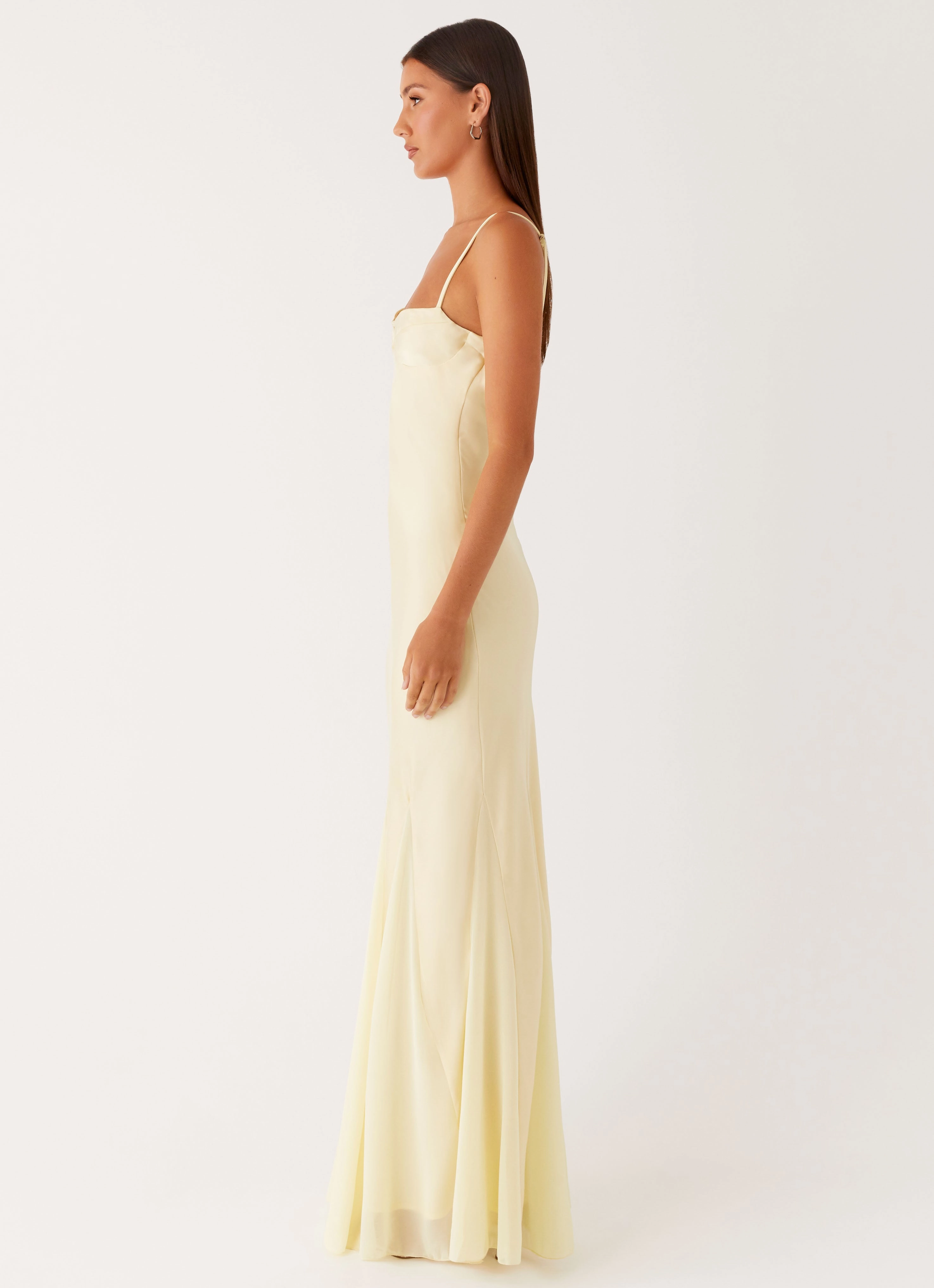 Ravello Maxi Dress - Sunny Yellow Elegant evening wear Tailored Layers