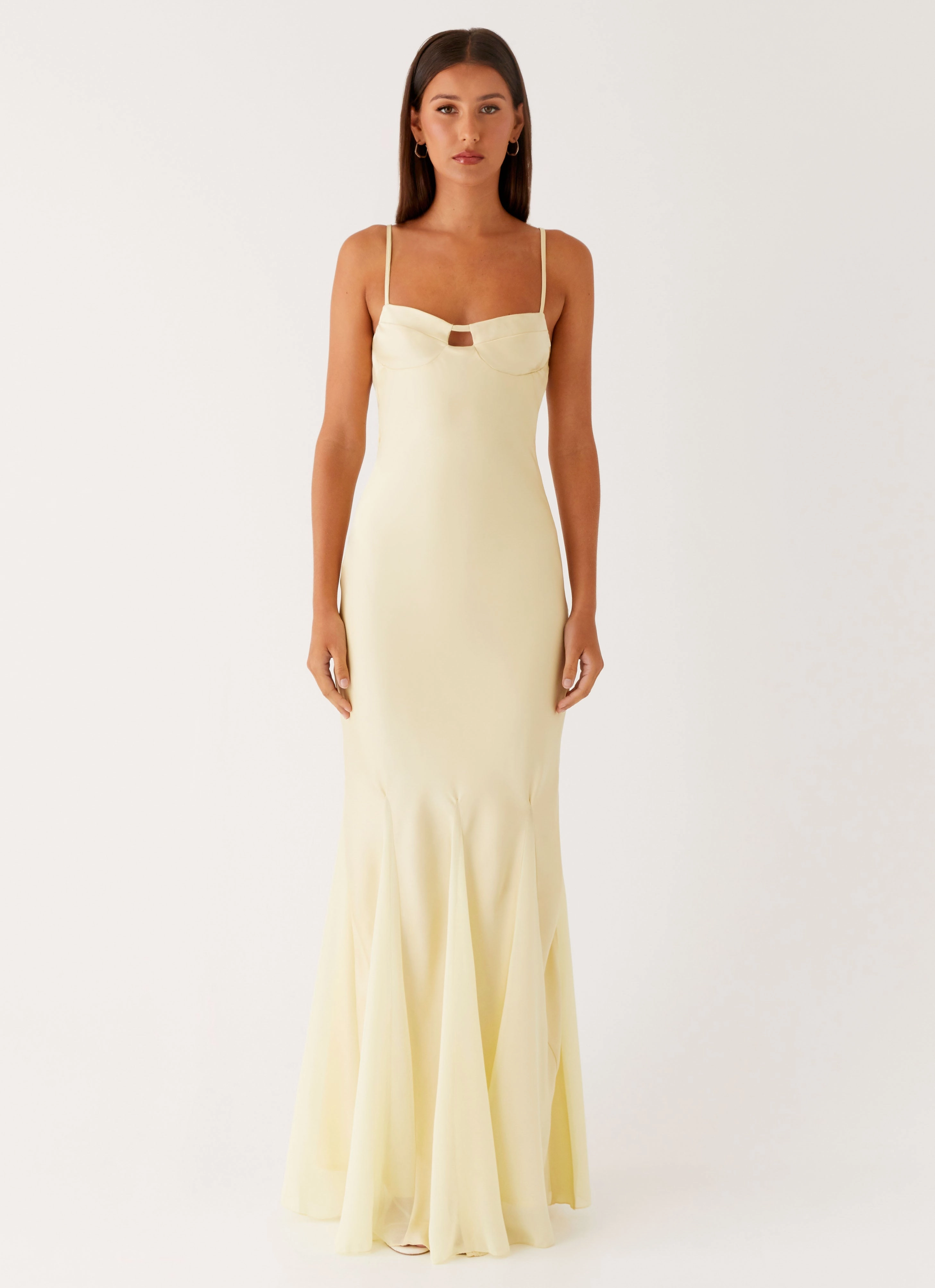Unique Cut Sunset Hour Ravello Maxi Dress - Sunny Yellow