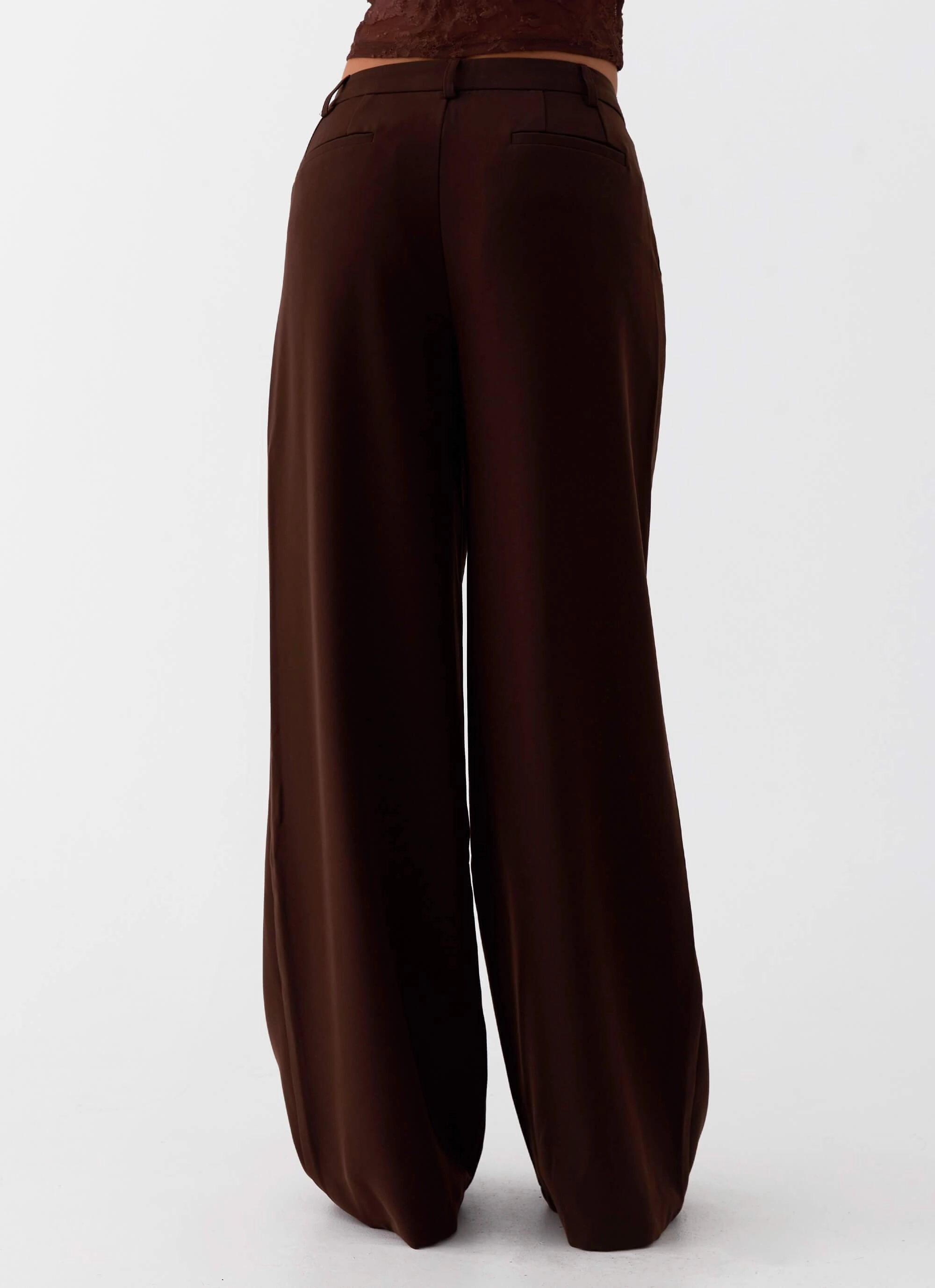 City Wear Chic Fit Ravenscroft Suit Pants - Dark Chocolate