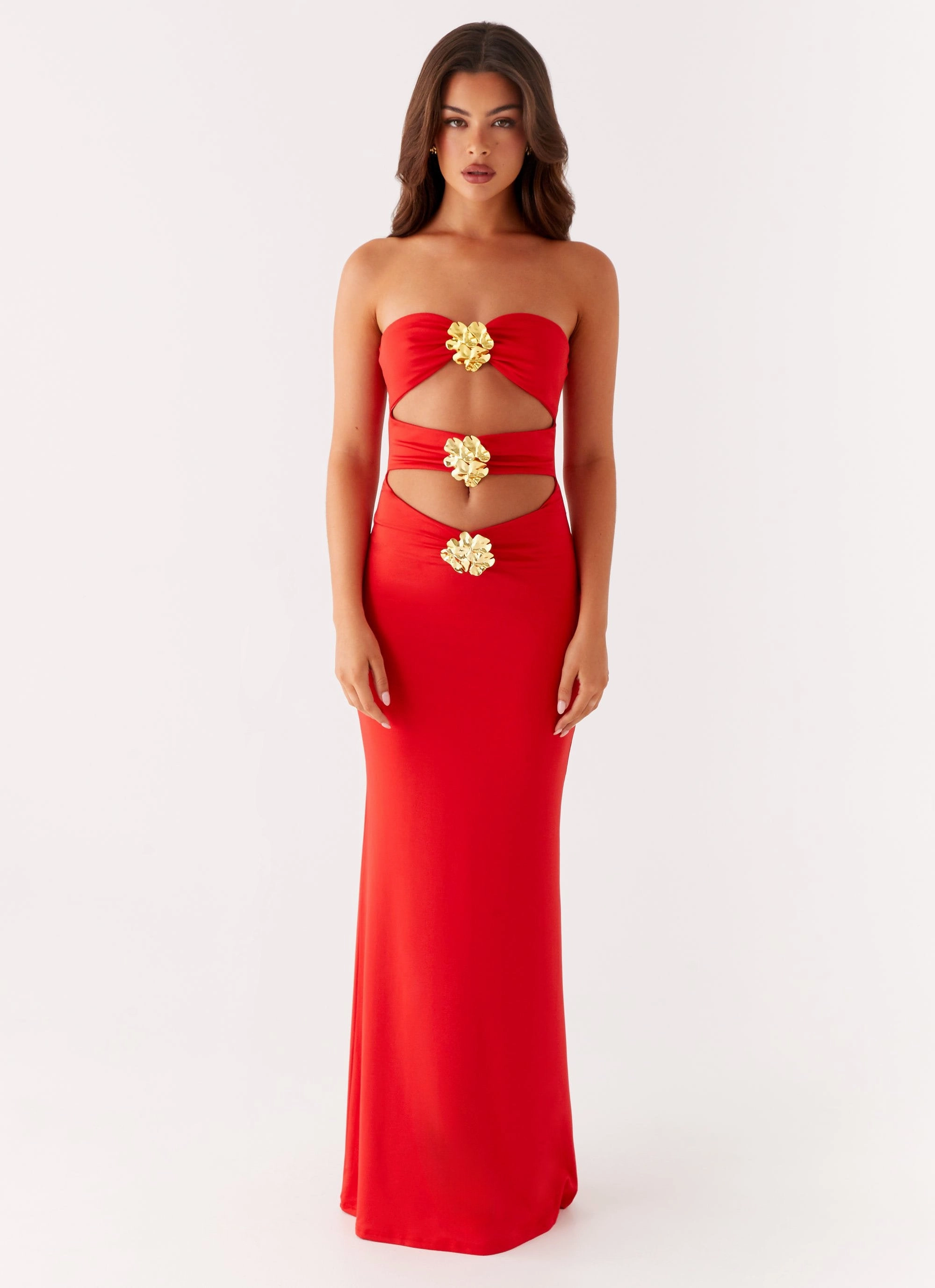 Relaxed Look Raye Maxi Dress - Tangerine