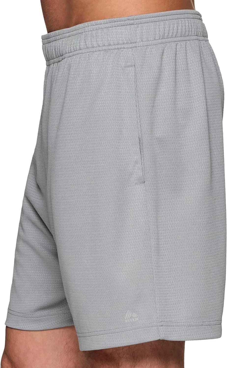 RBX Active Gym Shorts for Men, 7" X-DrI Moisture Wicking Quick Drying Jersey Mesh Workout Running Shorts with Pockets