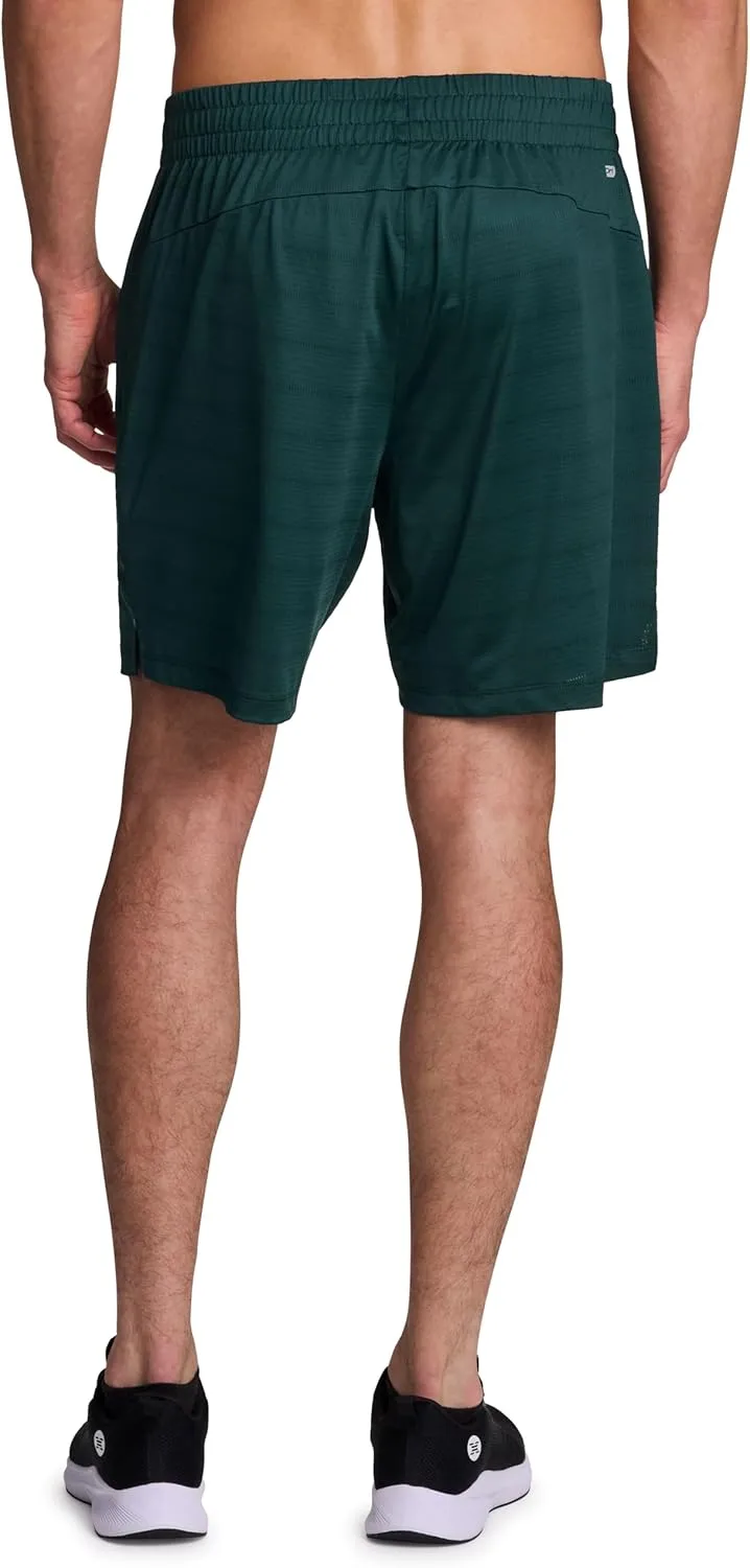 RBX Active Men's Gym Shorts, Moisture Wicking Quick Drying Jersey Running Workout Shorts with Pockets