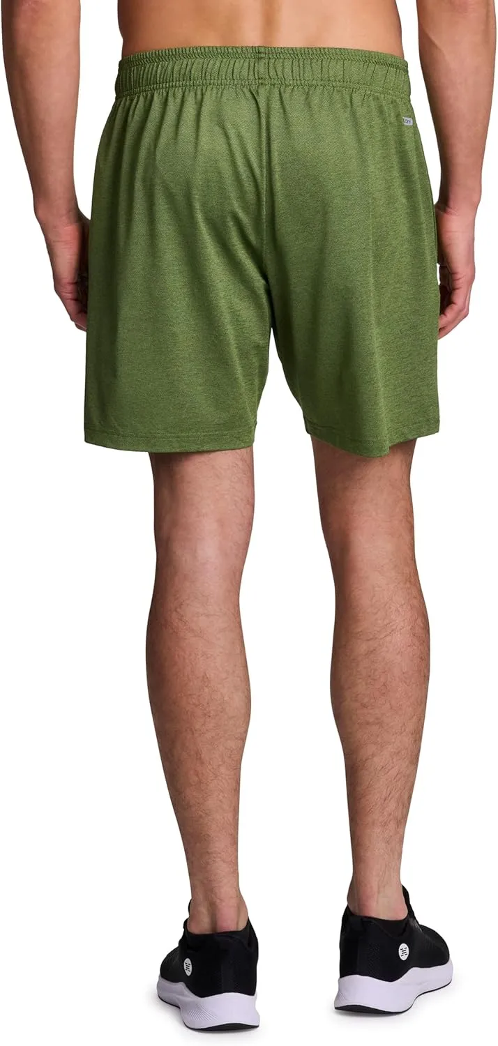 RBX Active Men's Gym Shorts, Moisture Wicking Quick Drying Jersey Running Workout Shorts with Pockets