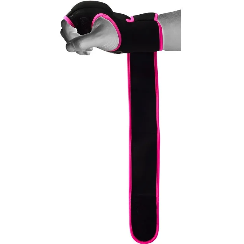 RDX X8 Pink Boxing Inner Gel Gloves with Strap