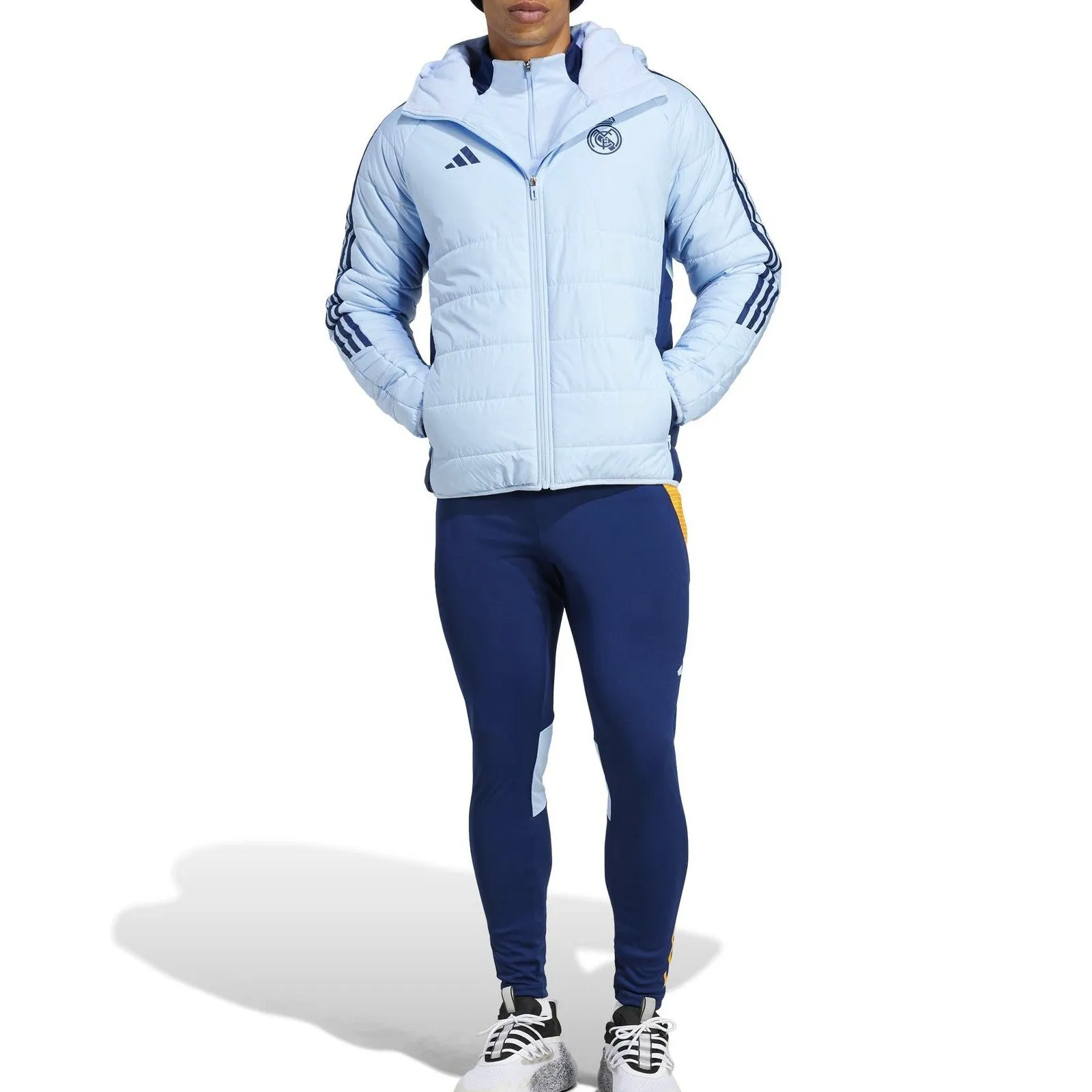 Real Madrid soccer bench padded jacket 2024/25 - Adidas