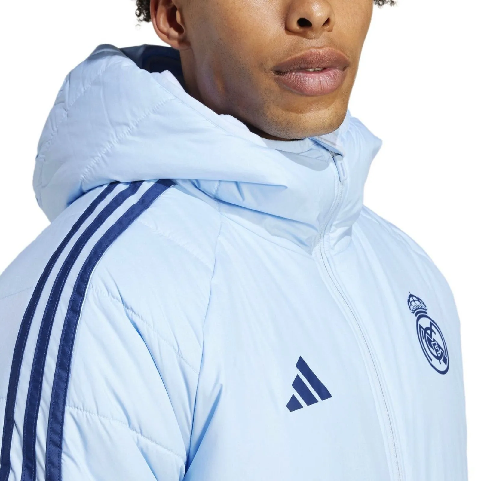 Real Madrid soccer bench padded jacket 2024/25 - Adidas