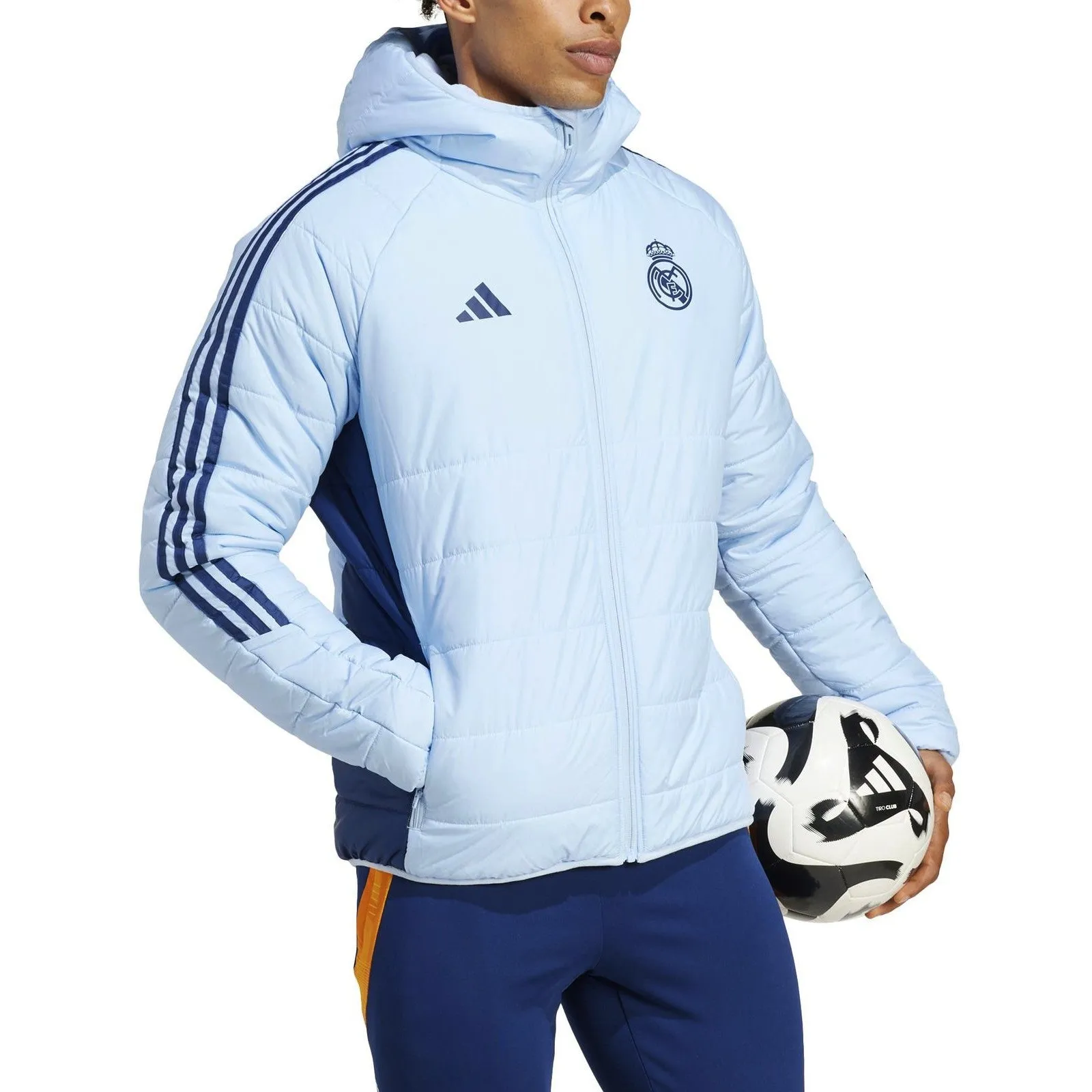 Real Madrid soccer bench padded jacket 2024/25 - Adidas
