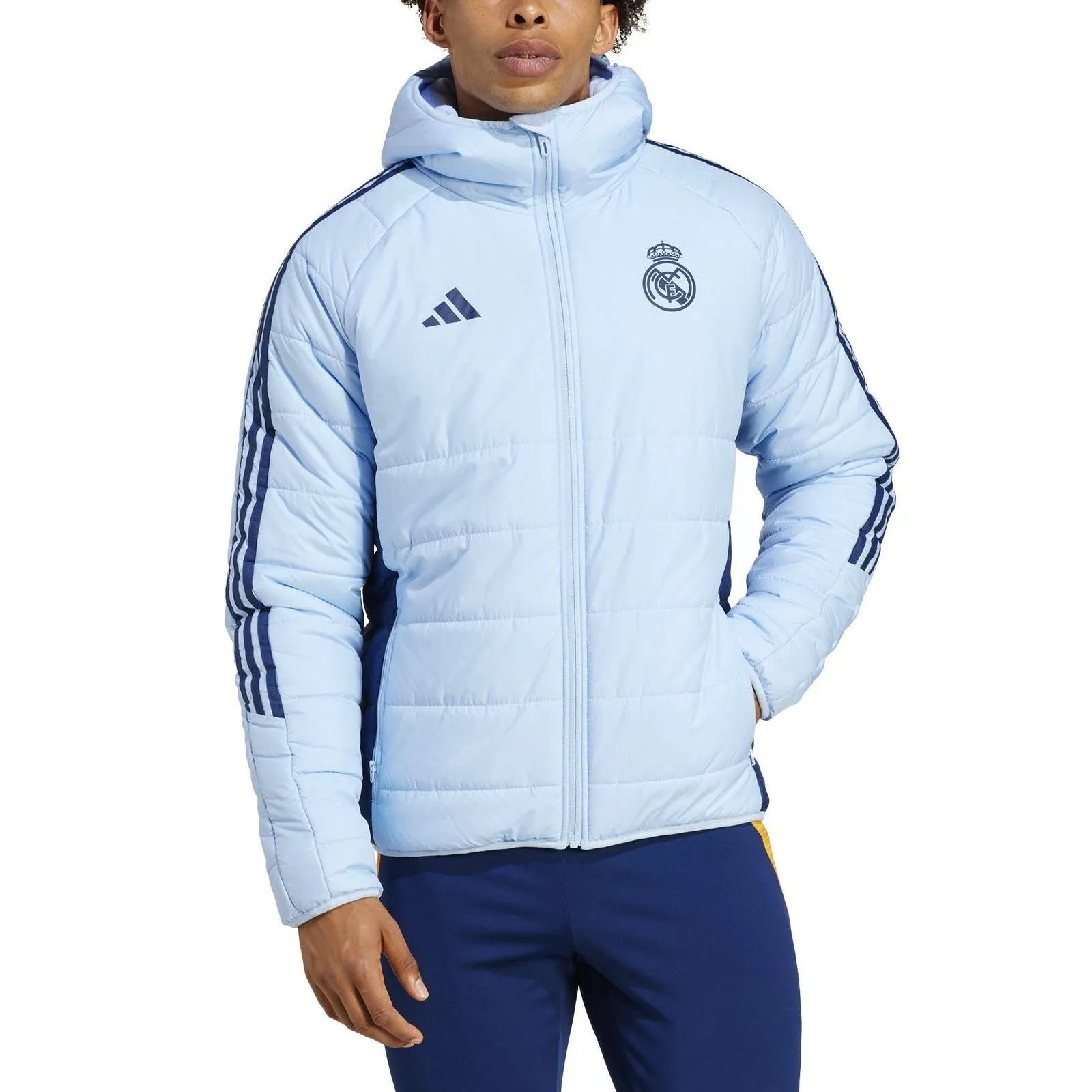 Real Madrid soccer bench padded jacket 2024/25 - Adidas