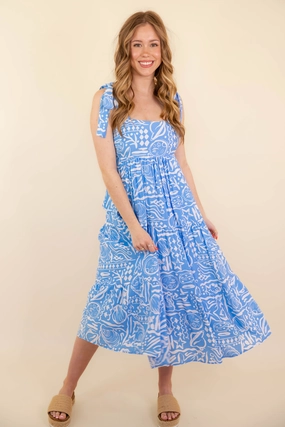 Reconnect With You Midi Dress Drape Wave Body Ease
