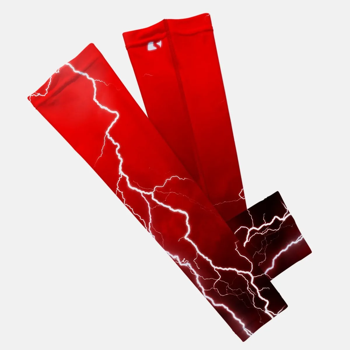 Red Lightning Kids Arm Sleeve