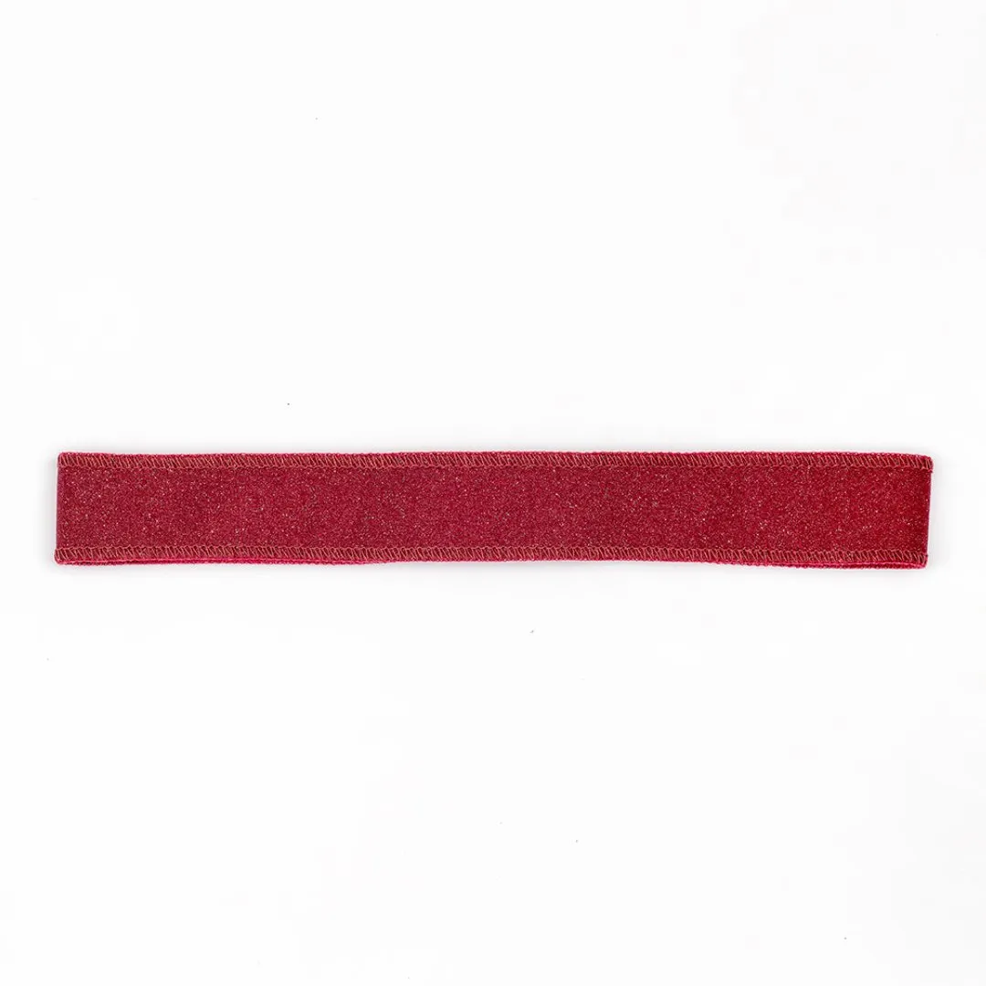 Red Shimmer Non-Slip Headband