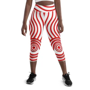 Red Target Yoga Capris