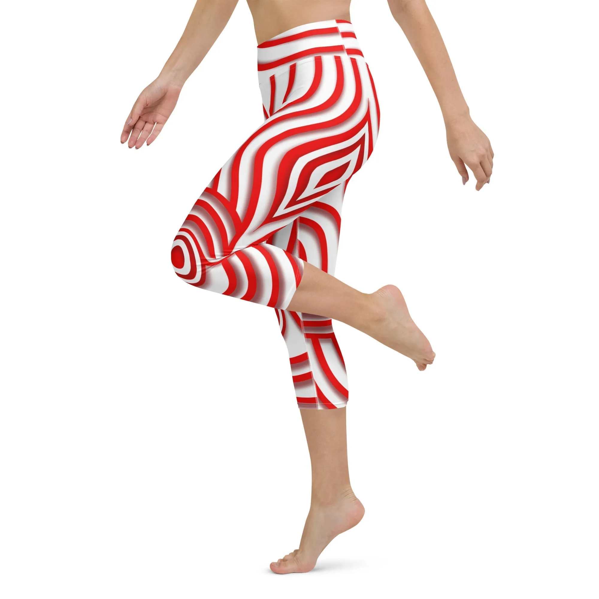 Red Target Yoga Capris
