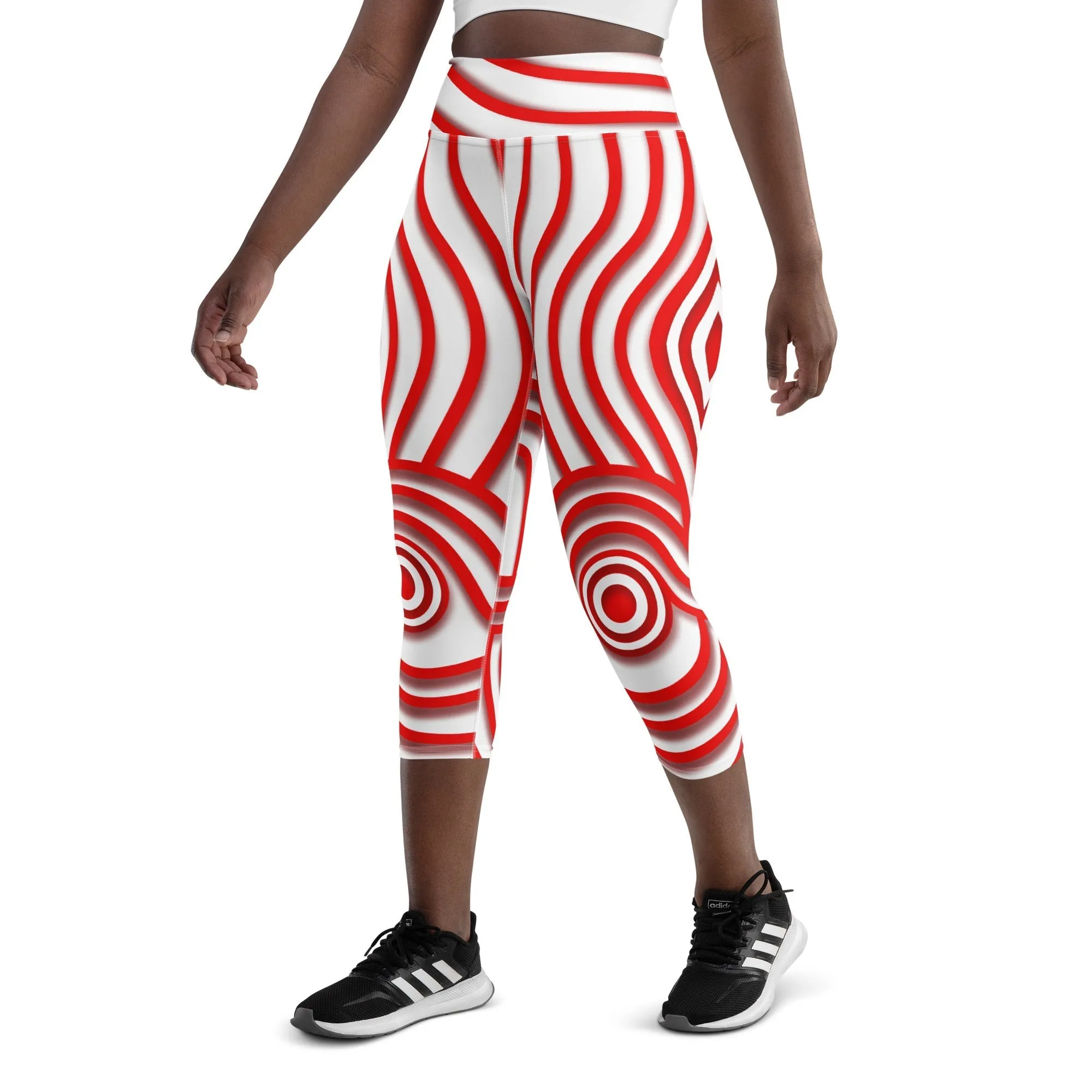 Red Target Yoga Capris