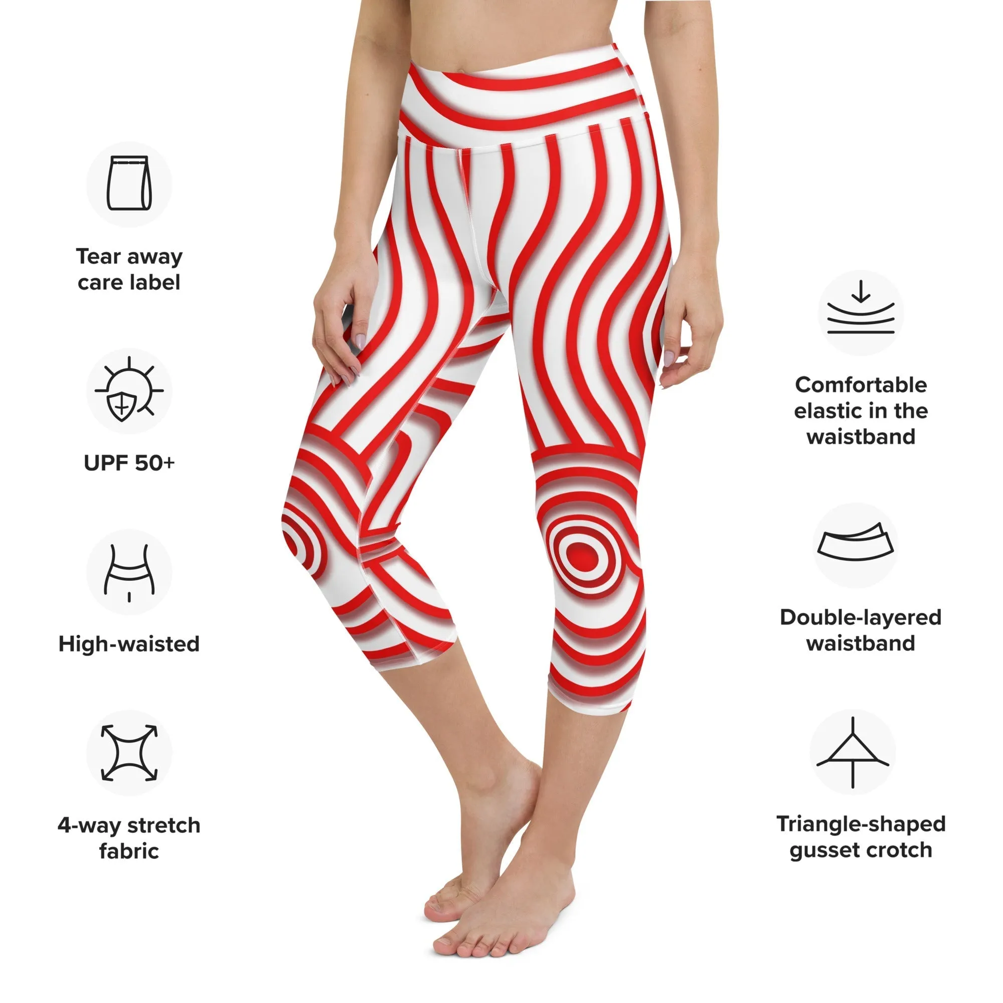 Red Target Yoga Capris