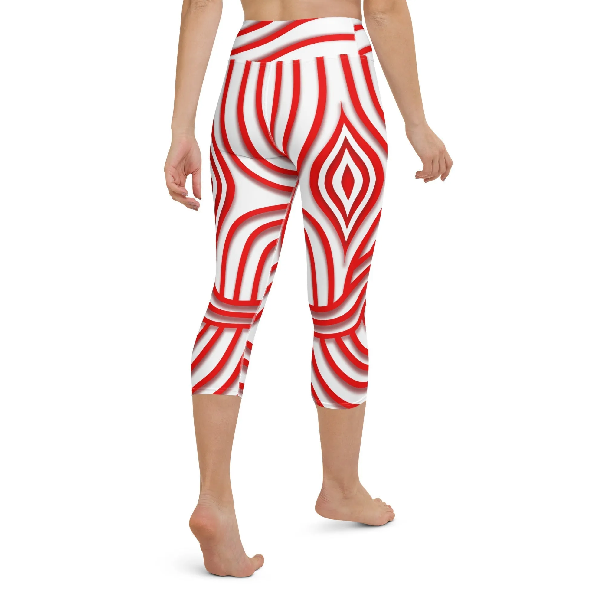 Red Target Yoga Capris