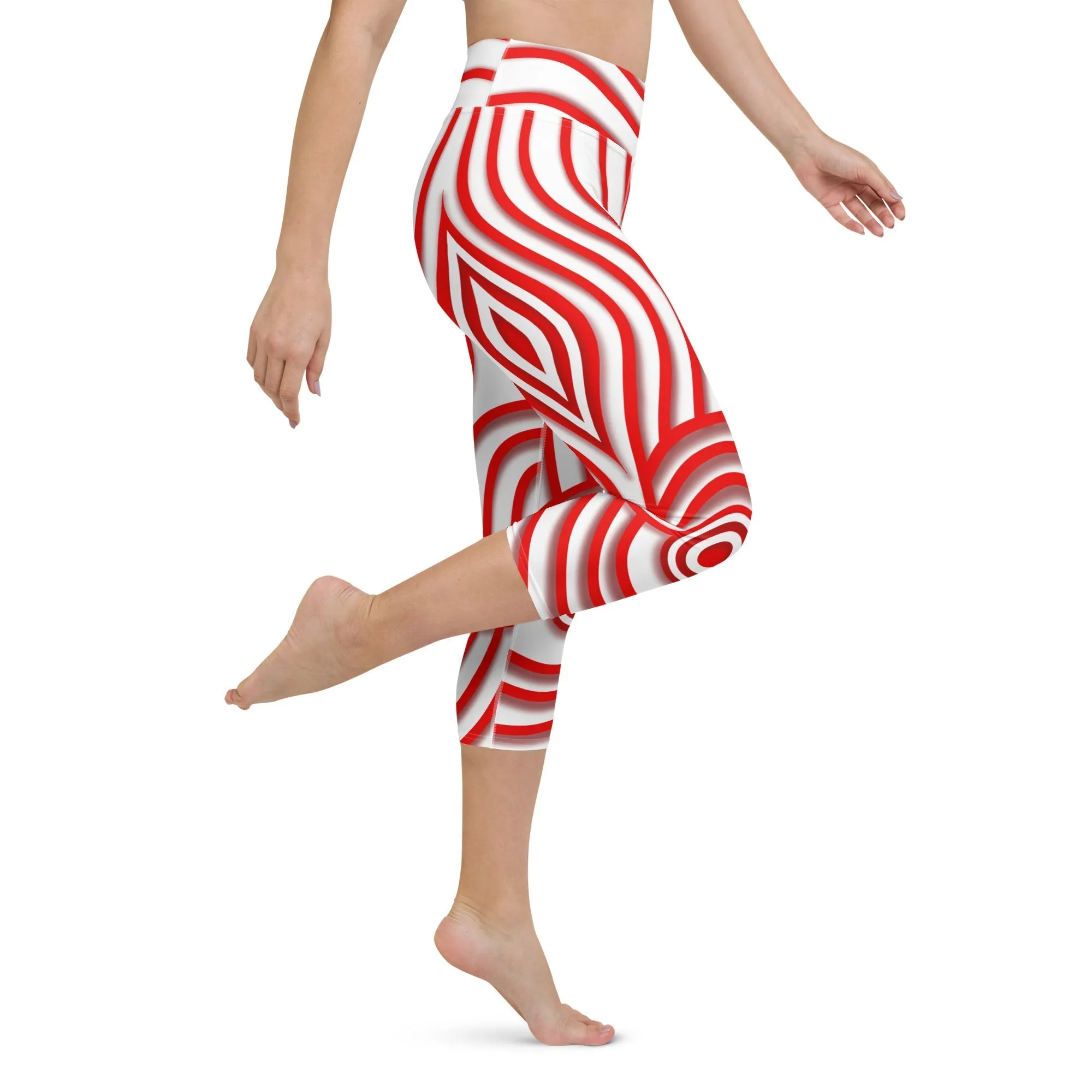 Red Target Yoga Capris