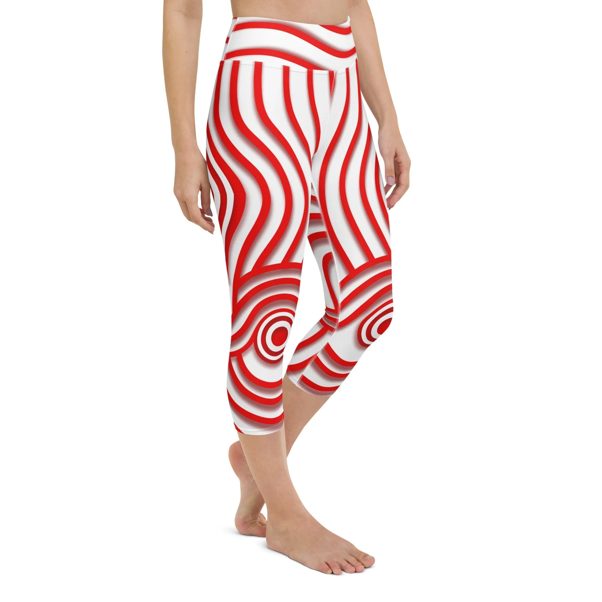 Red Target Yoga Capris