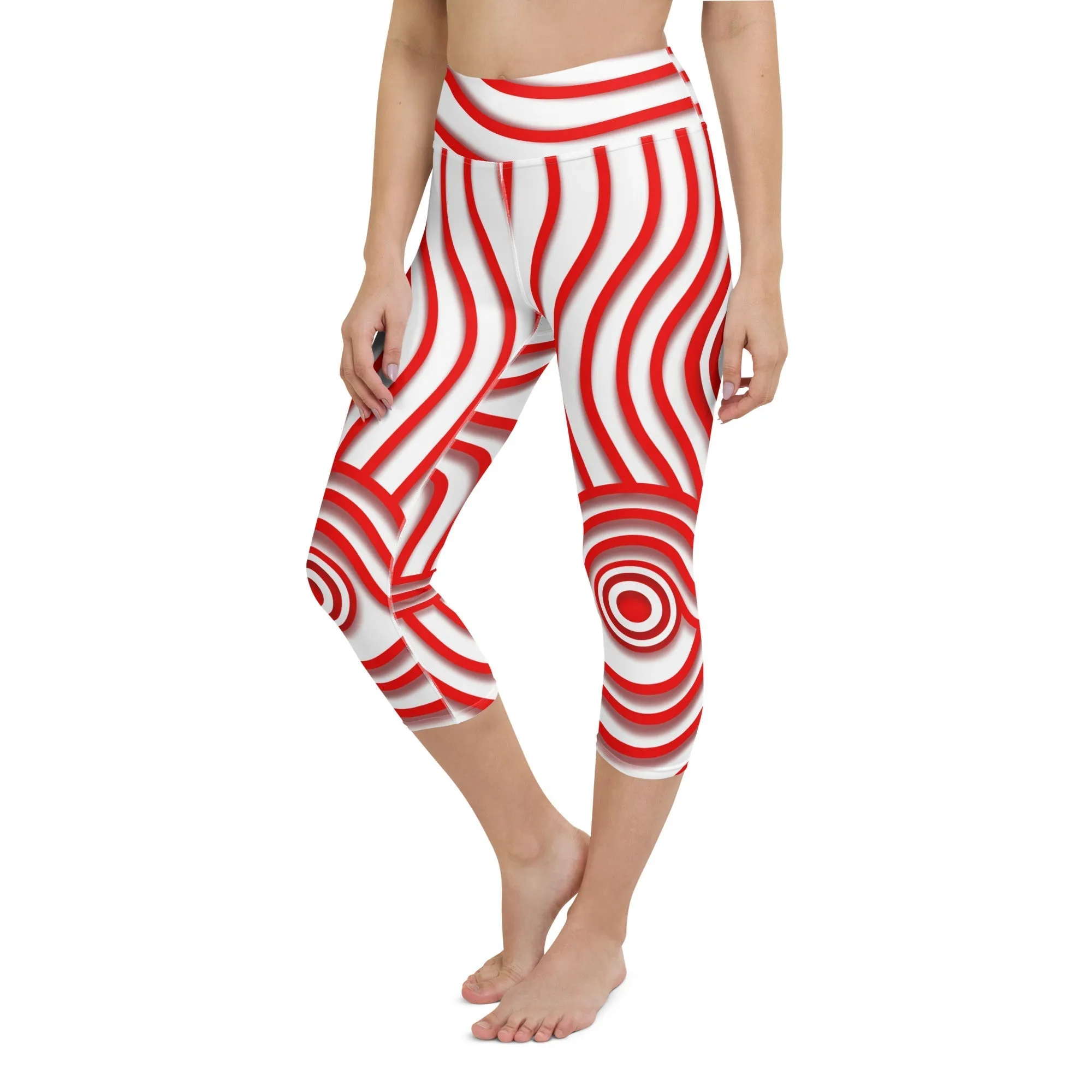 Red Target Yoga Capris