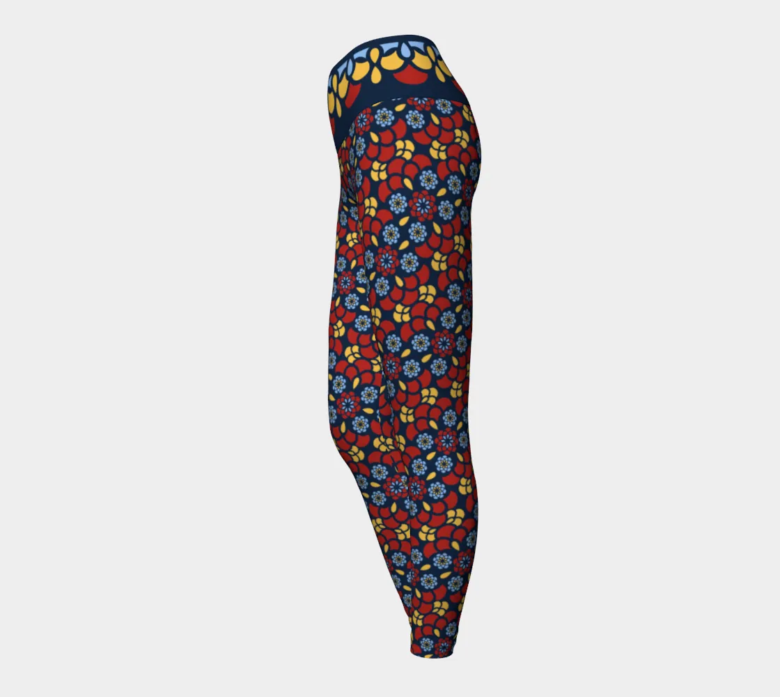 Red Zinnia Oasis Leggings