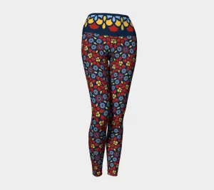 Red Zinnia Oasis Leggings