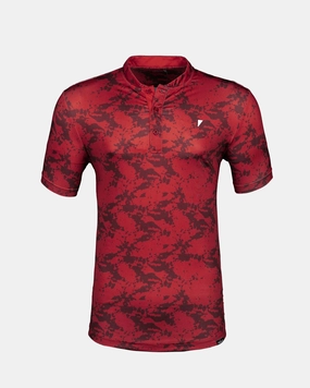 Red Splatter Blade Polo AntiStaticFinish SeamlessSidePanels