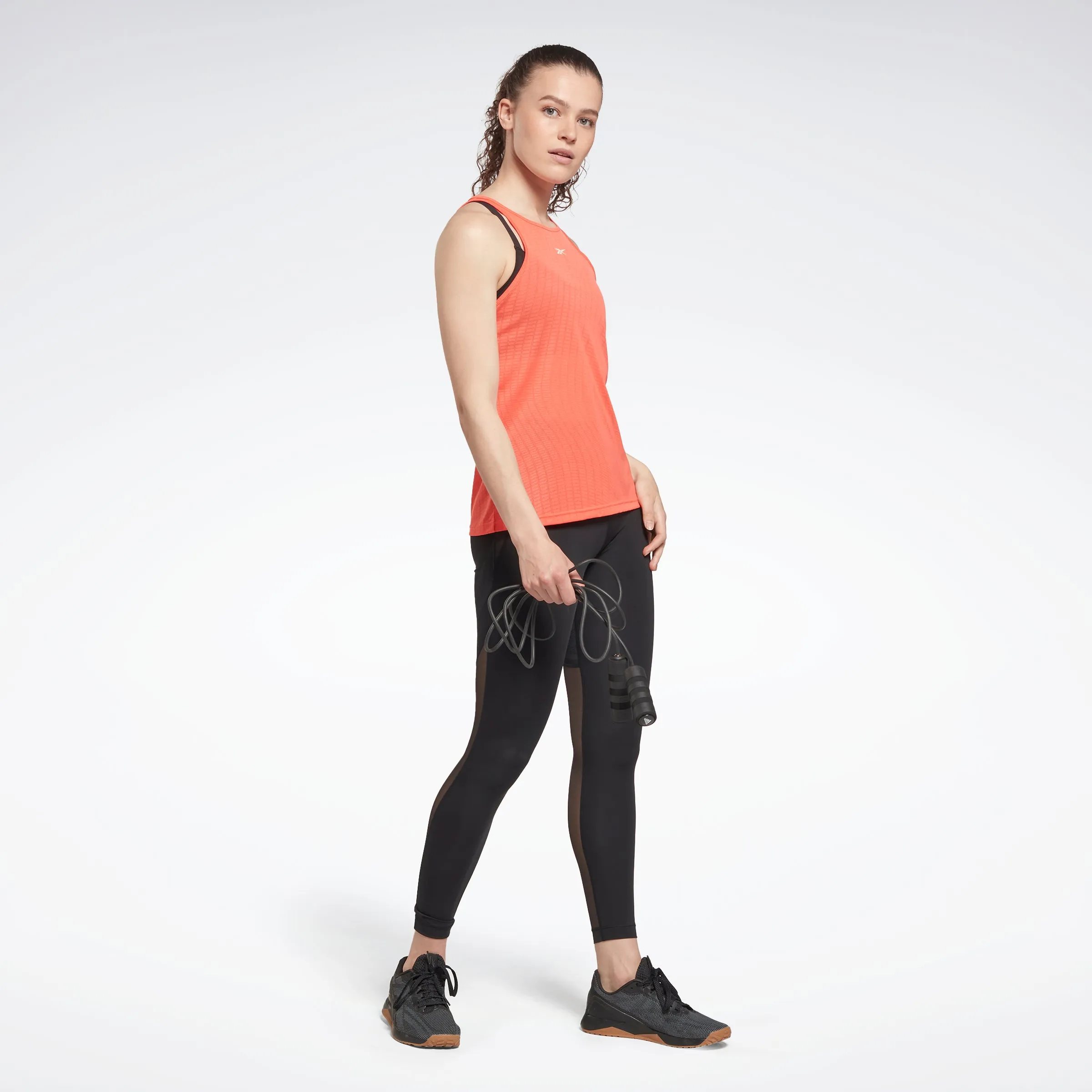 Reebok Apparel Women United By Fitness Perforated Tank Top Smorfl