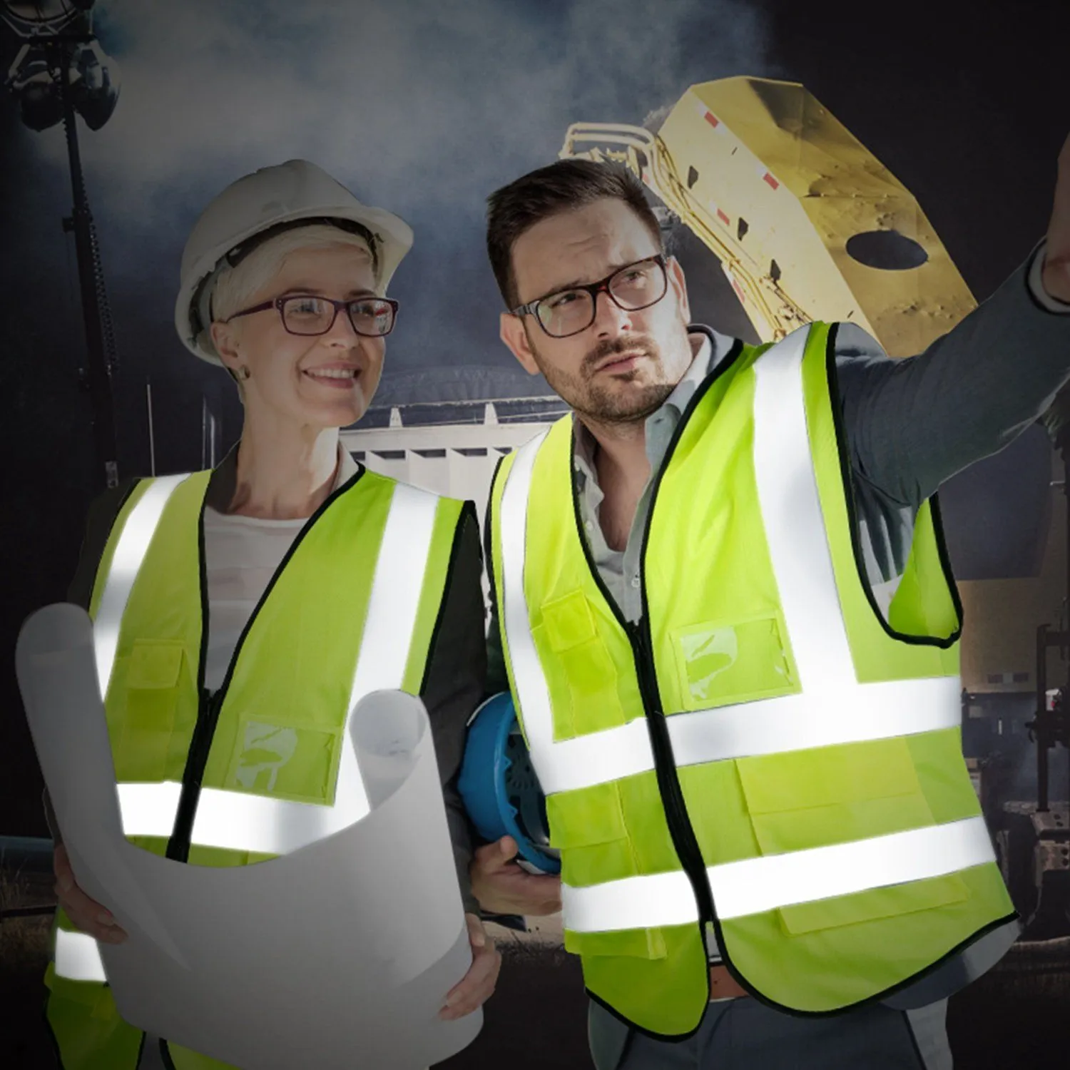 Reflective Safety Vest High Visible Waistcoat