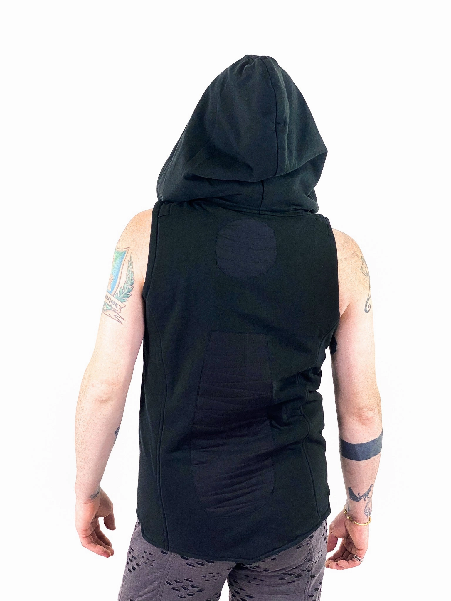 Shawl Lapel Convertible Sleeves X Factor Vest
