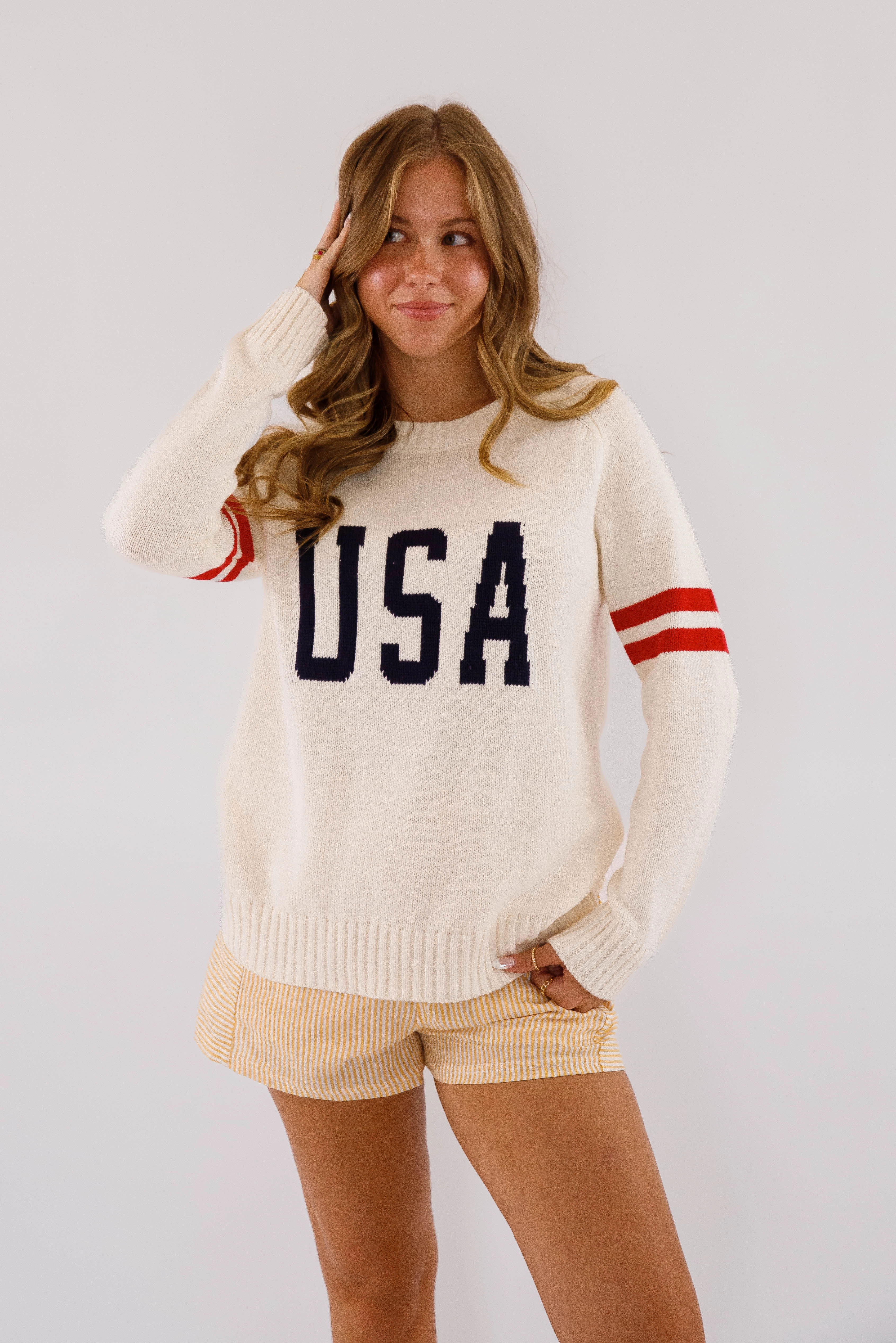Quick Dry Feature Party In The USA Sweater