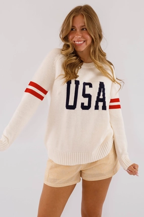 Durable Blend Party In The USA Sweater