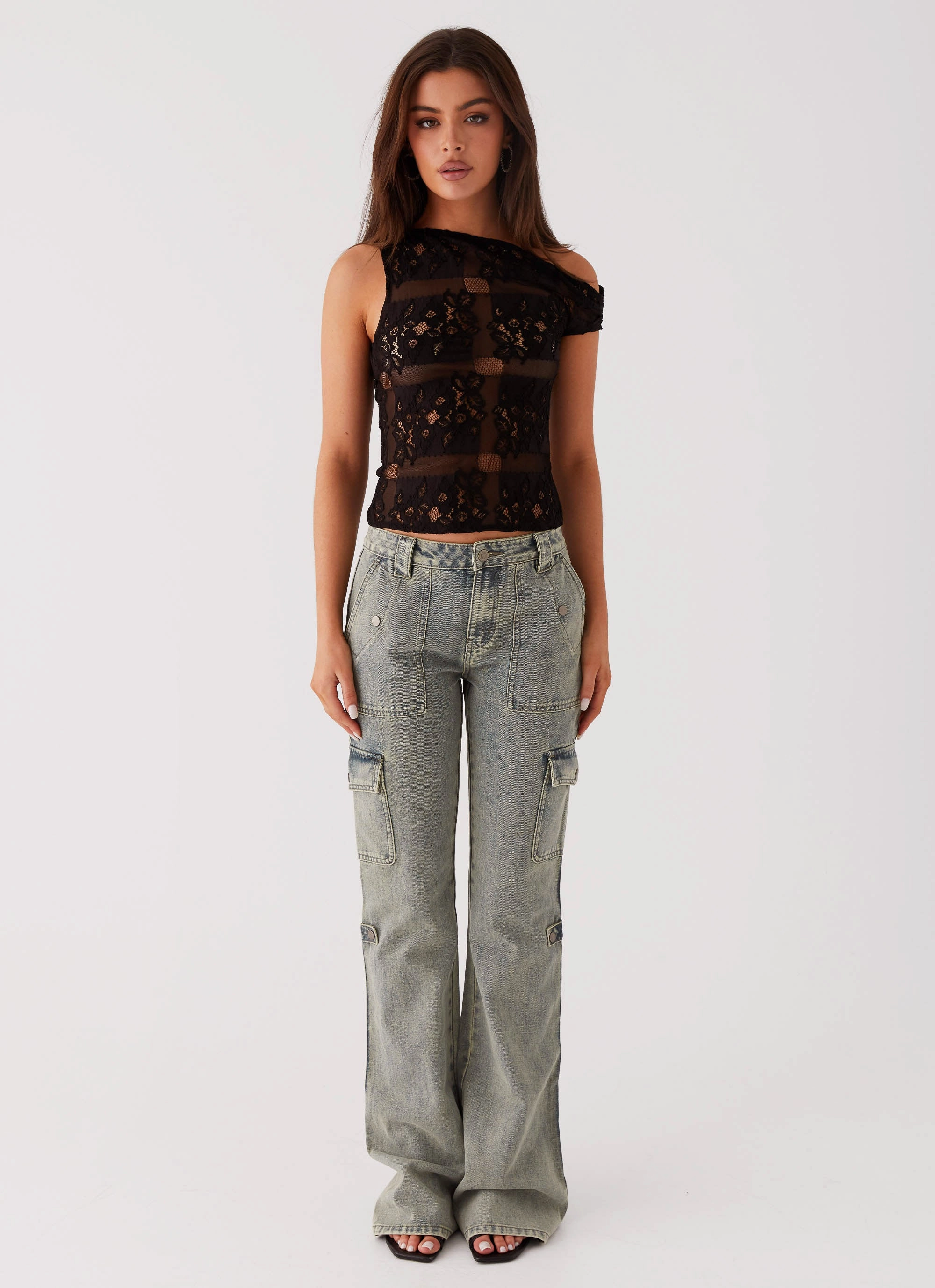 Recycled Polyester Fabric Magnetic Nightfall Top - Black