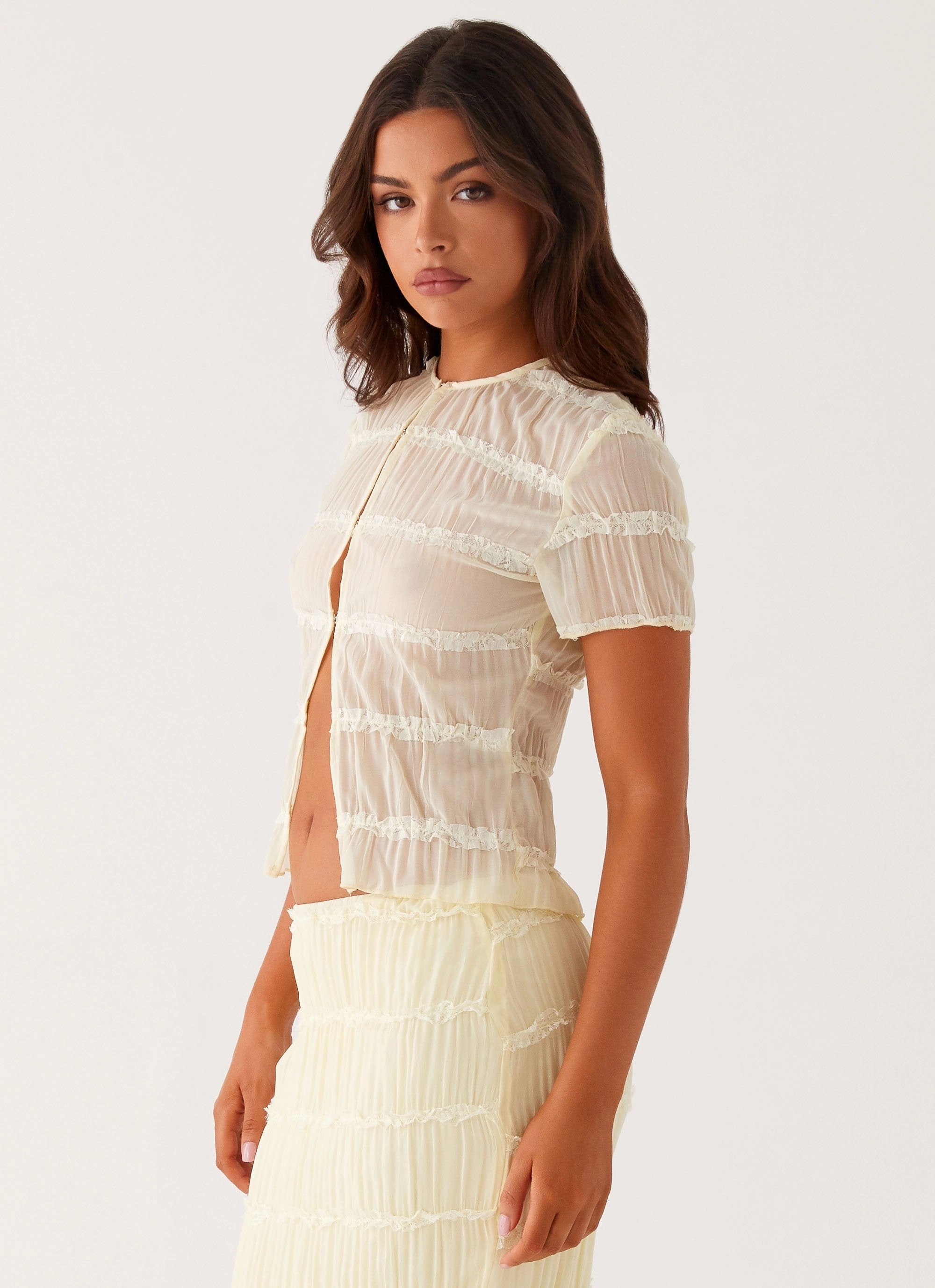 Quick Dry Performance Daydreaming Top - Yellow