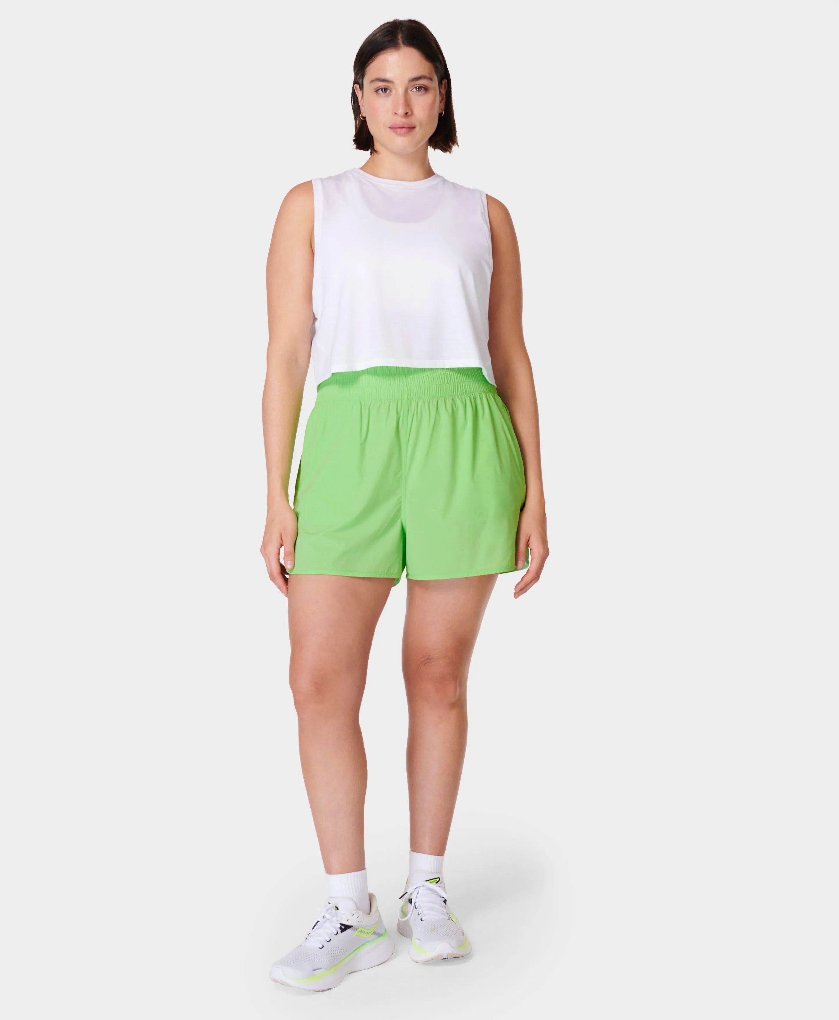 Relay Unlined Shell Shorts Sb8805 Zest-Green