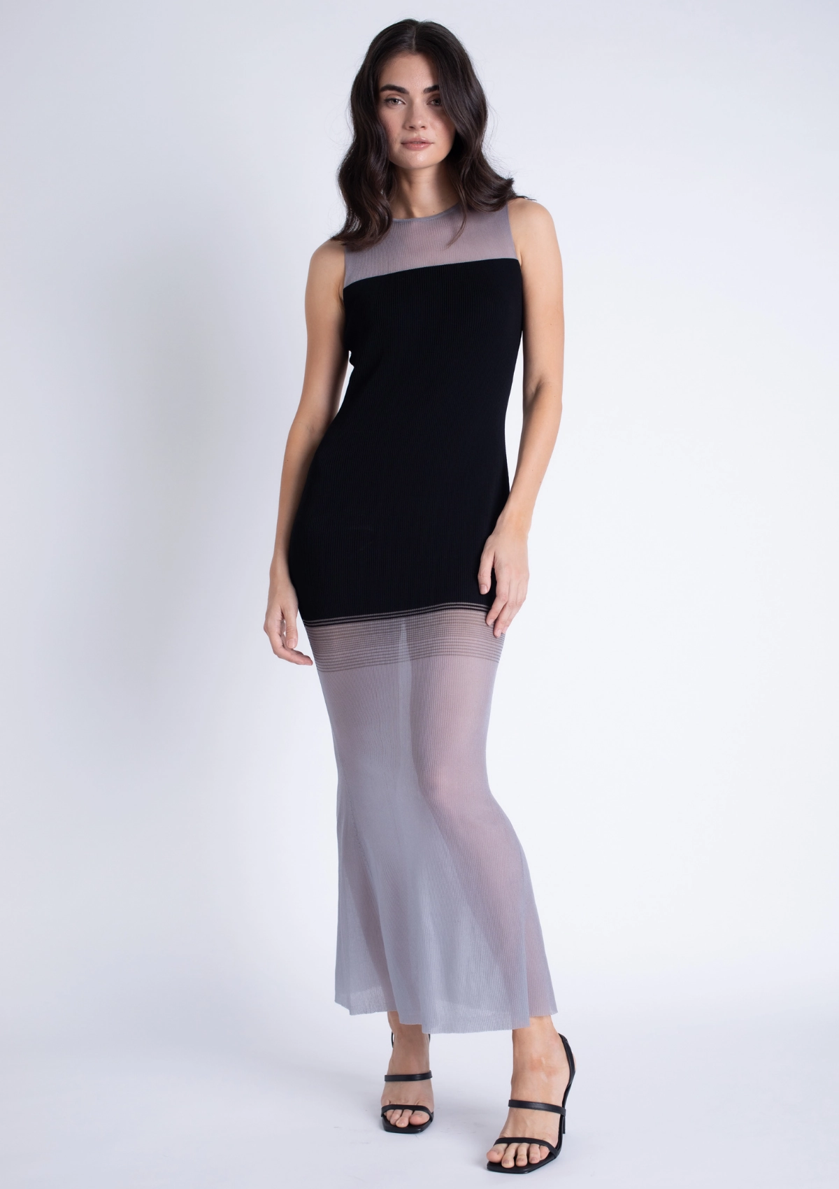 Renata Knit Maxi Dress Textured Look