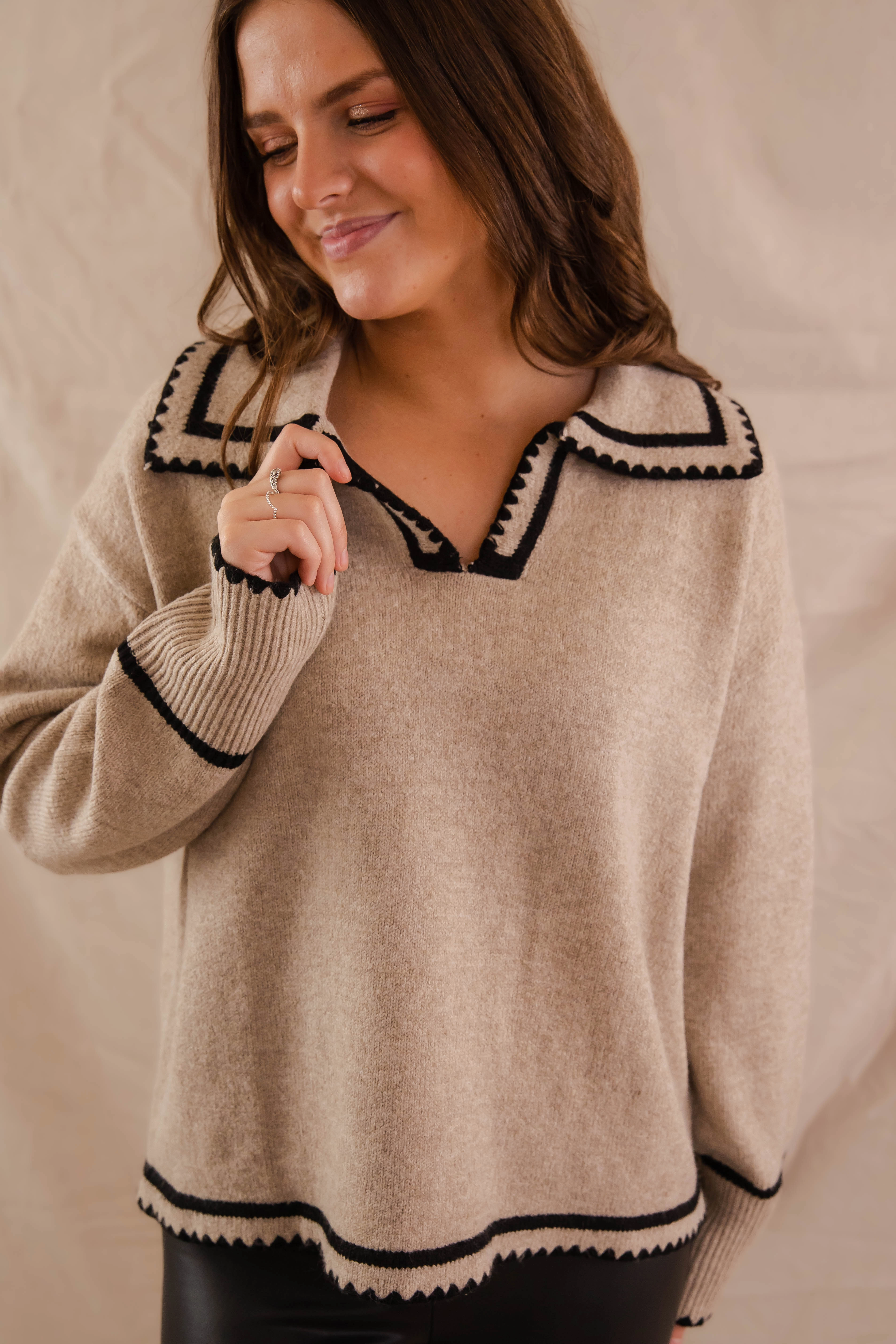 Reserved For Me Sweater GarmentWashed Softness Breathable mesh panel