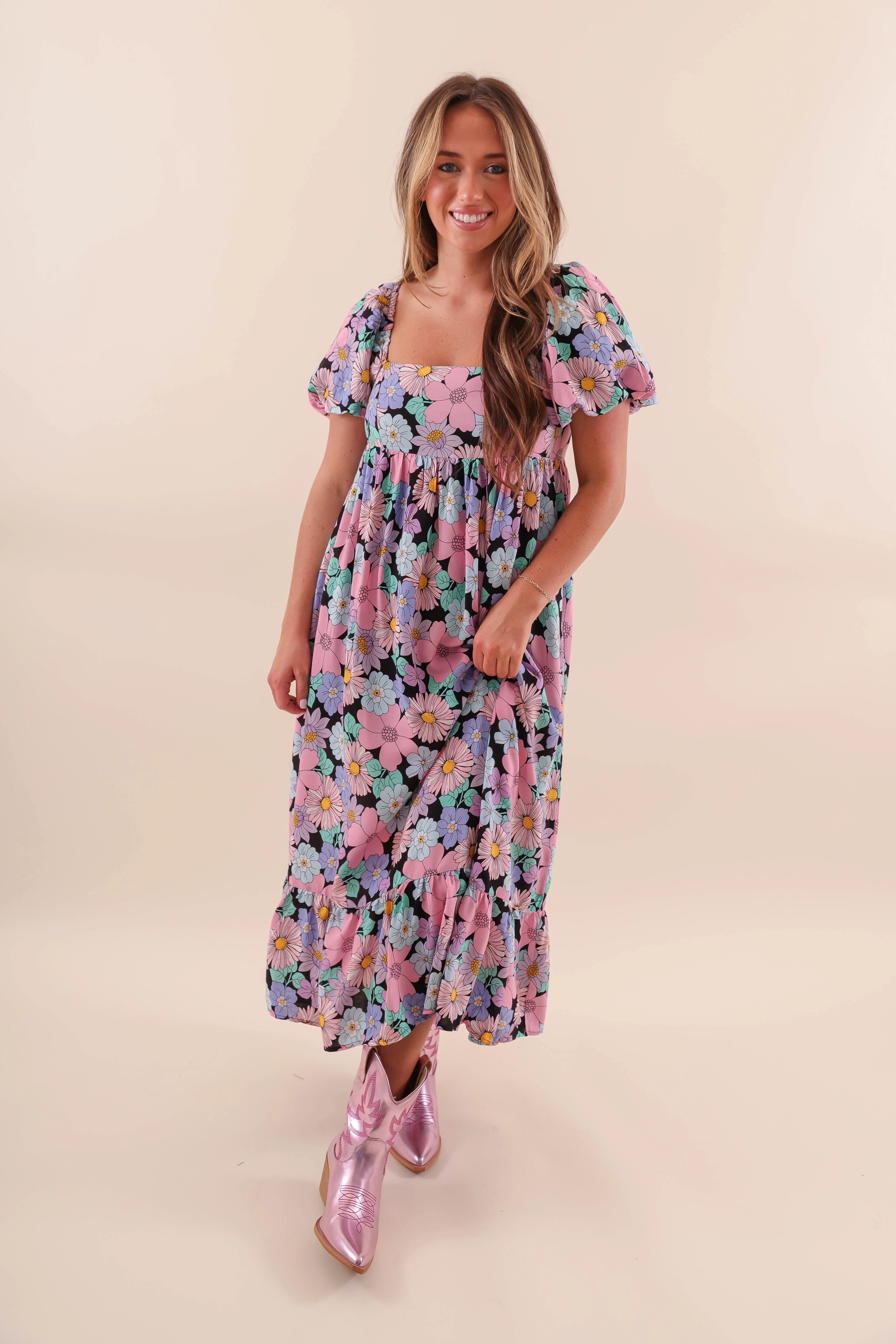 RESTOCK: Beginning Of A New Era Midi Dress Daily Casual Easy Drape