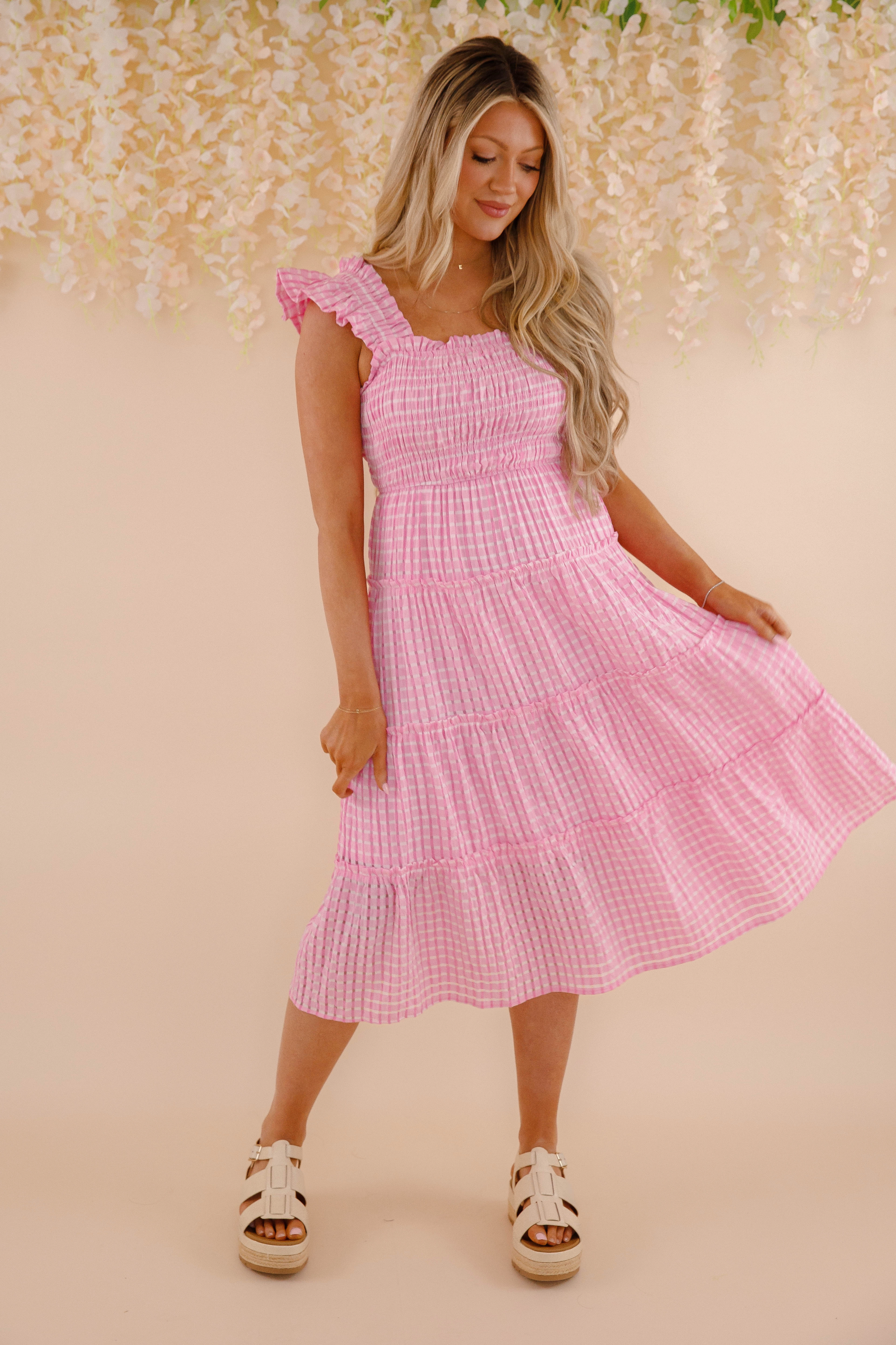 Breathable Feel RESTOCK: Country Club Brunch Midi Dress