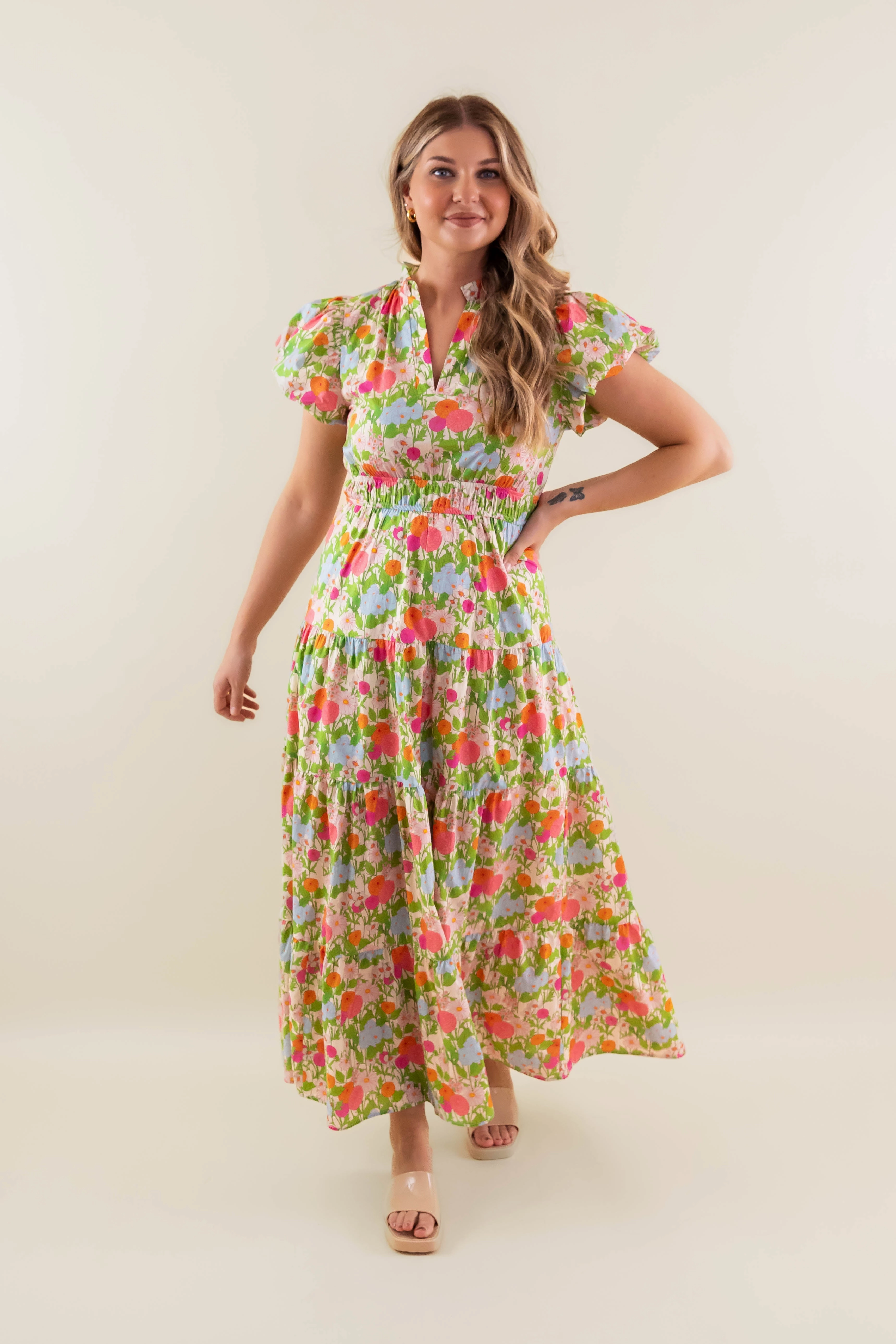 Airy Touch RESTOCK: Expecting More Maxi Dress