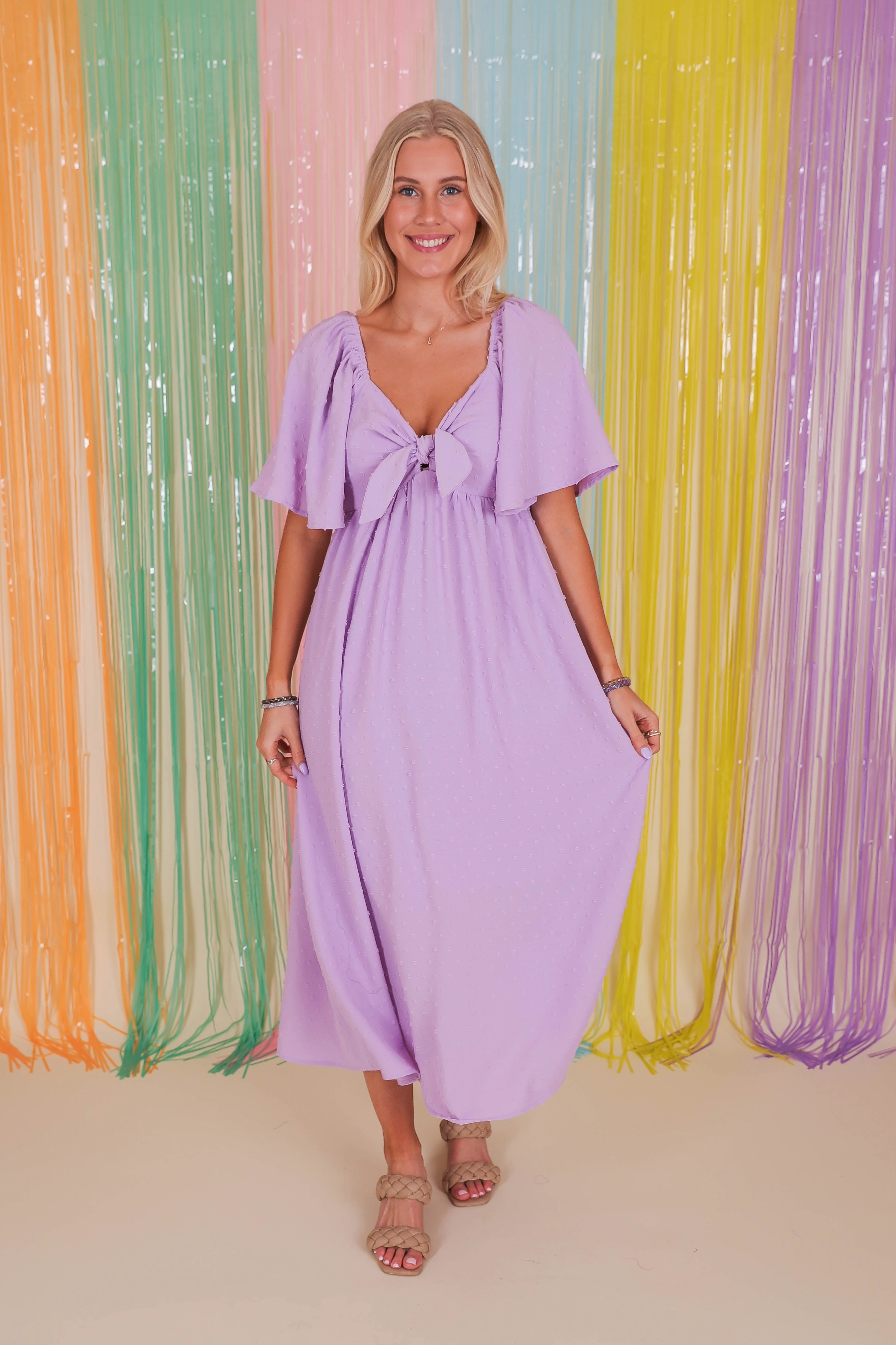Feminine Energy Quiet Mood RESTOCK: Feels Like Joy Midi Dress