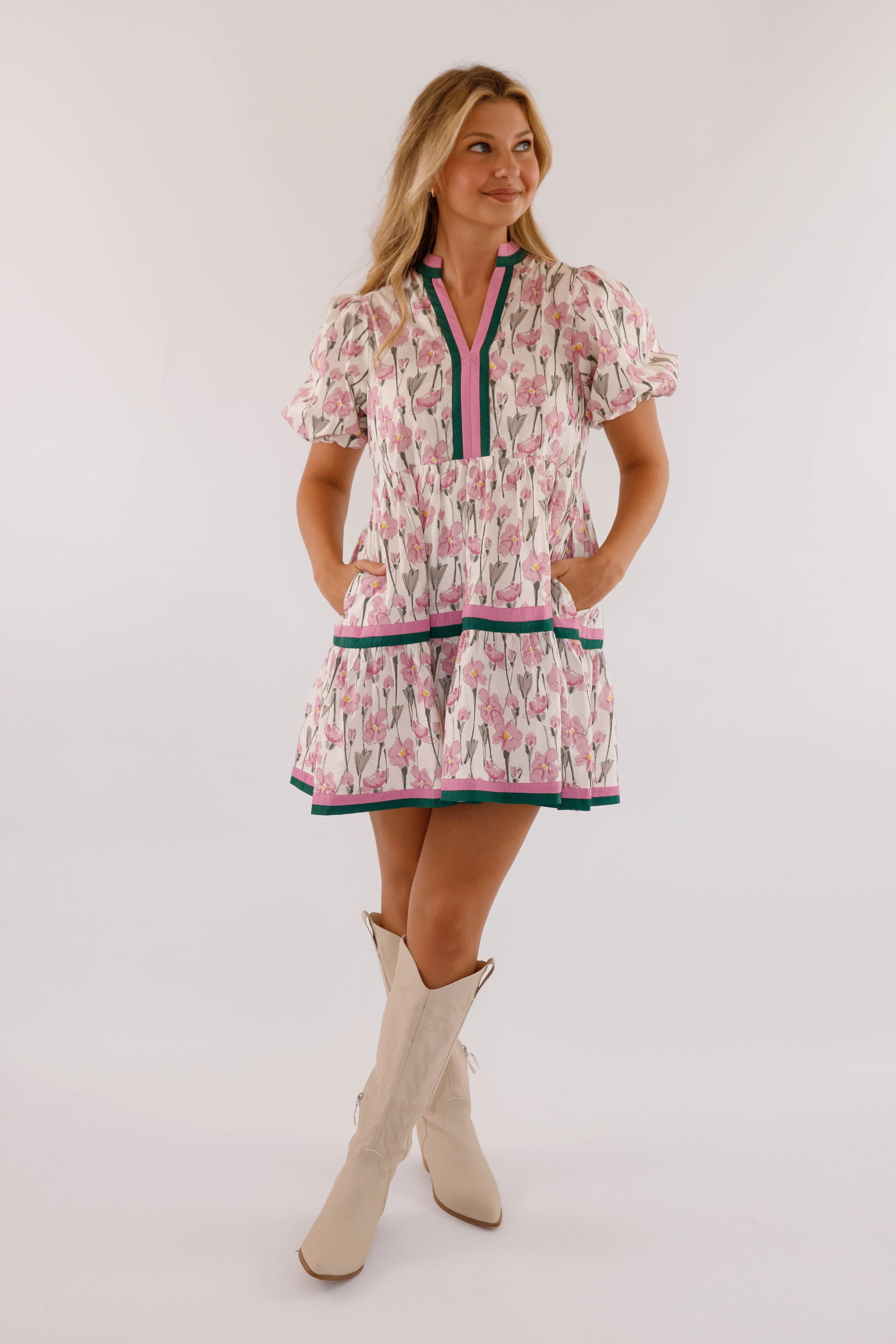 RESTOCK: Gentle On My Mind Dress-Purple Light Base garden party