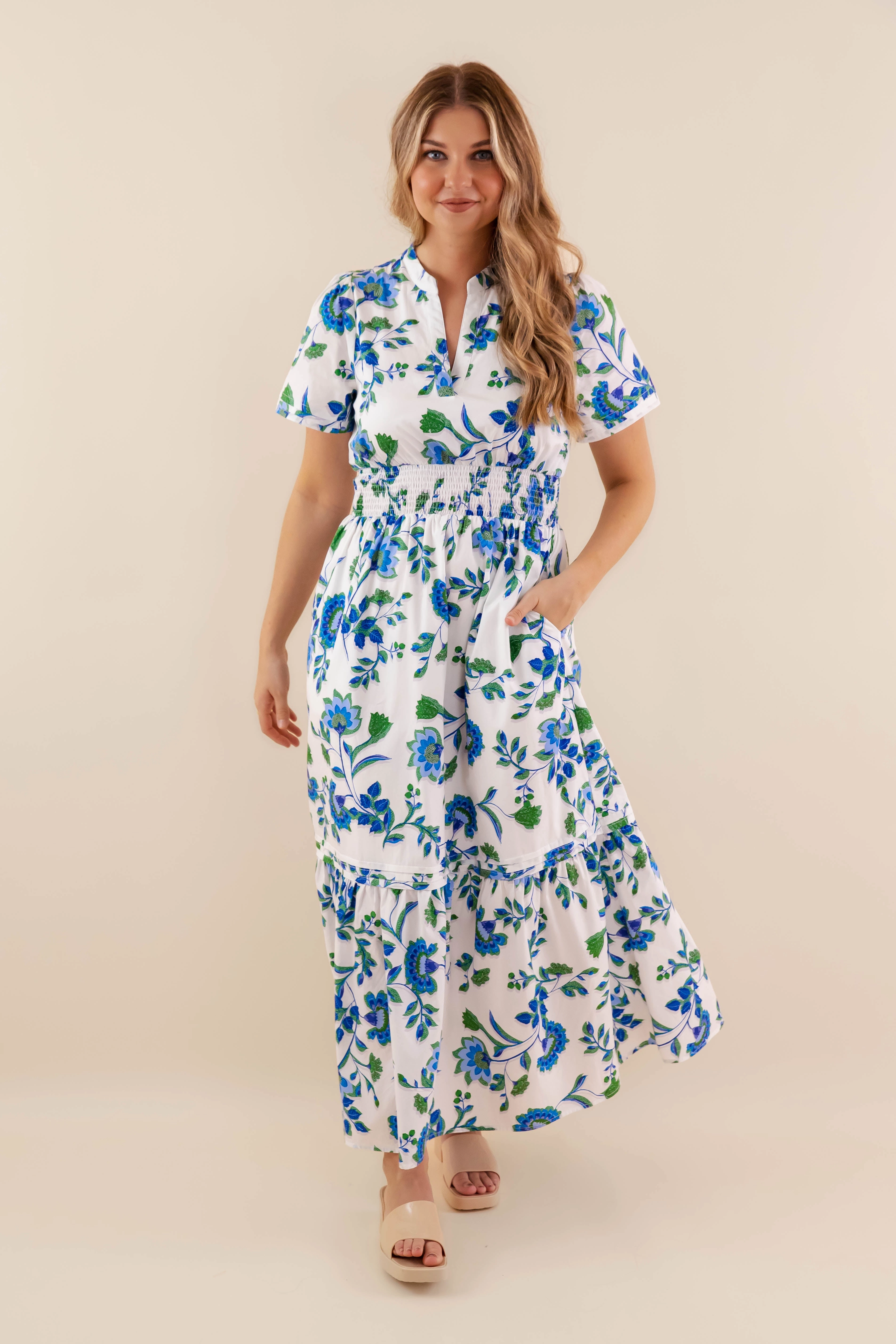 Printed-Fabric RESTOCK: It's A Southern Affair Maxi Dress