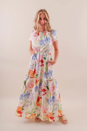 RESTOCK: Keeping You Close Maxi Dress Polished Style